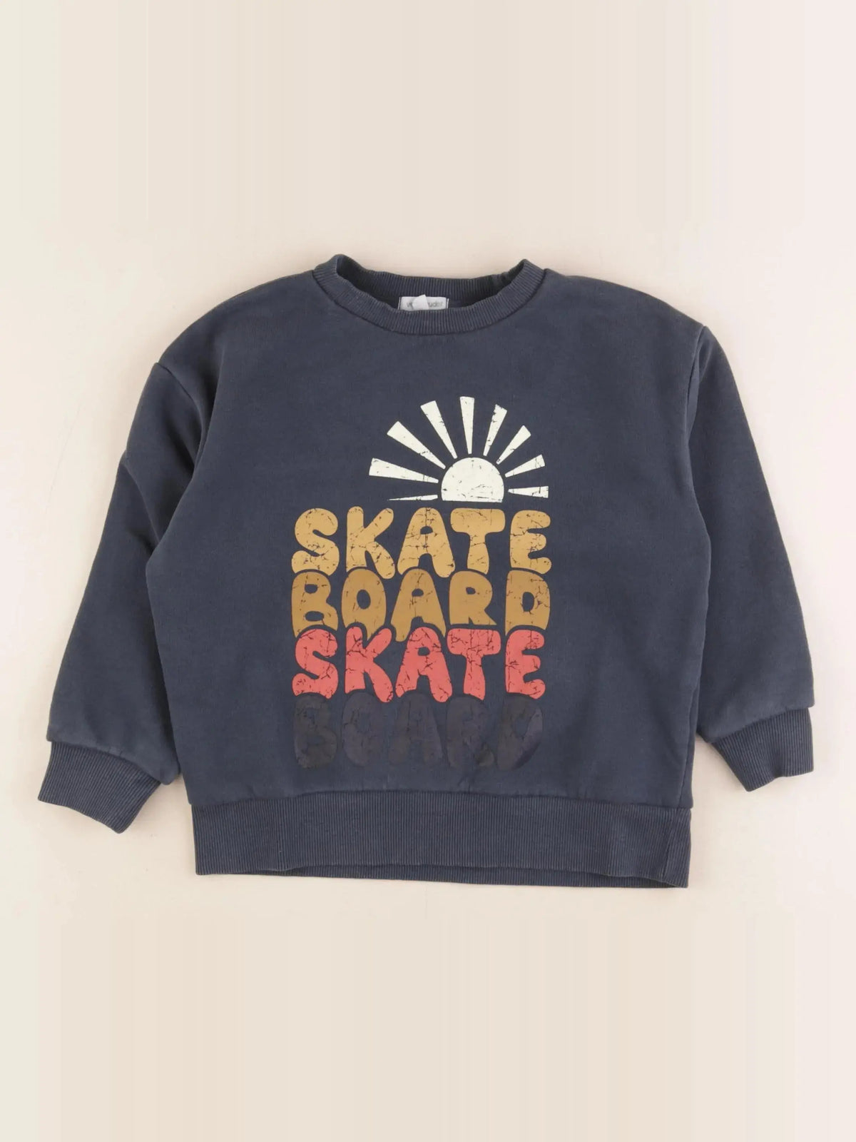 Vertbaudet - sweat bleu - 5 ans