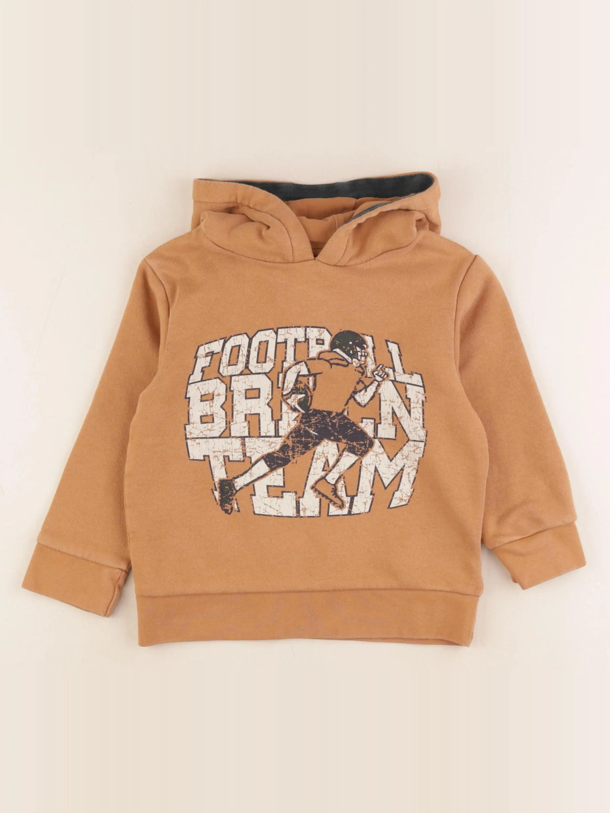 Vertbaudet - sweat marron - 5 ans