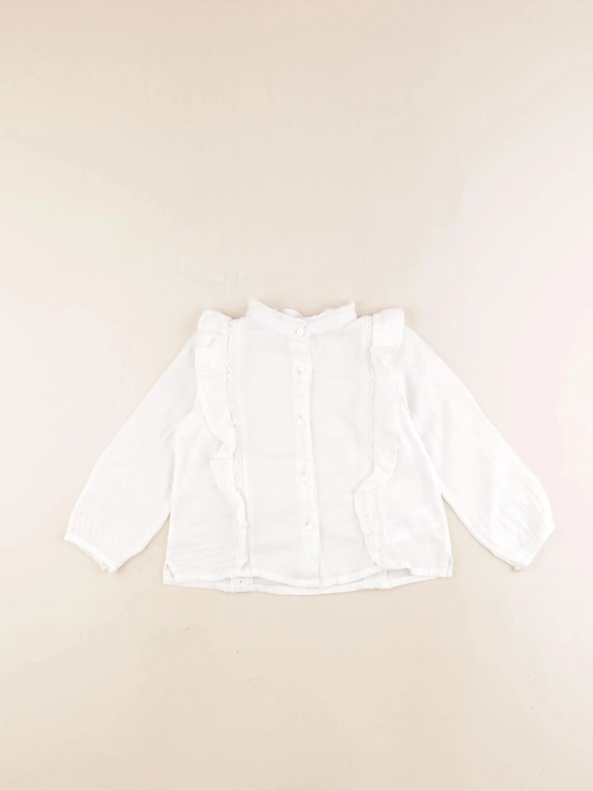 Bonton - blouse blanc - 4 ans
