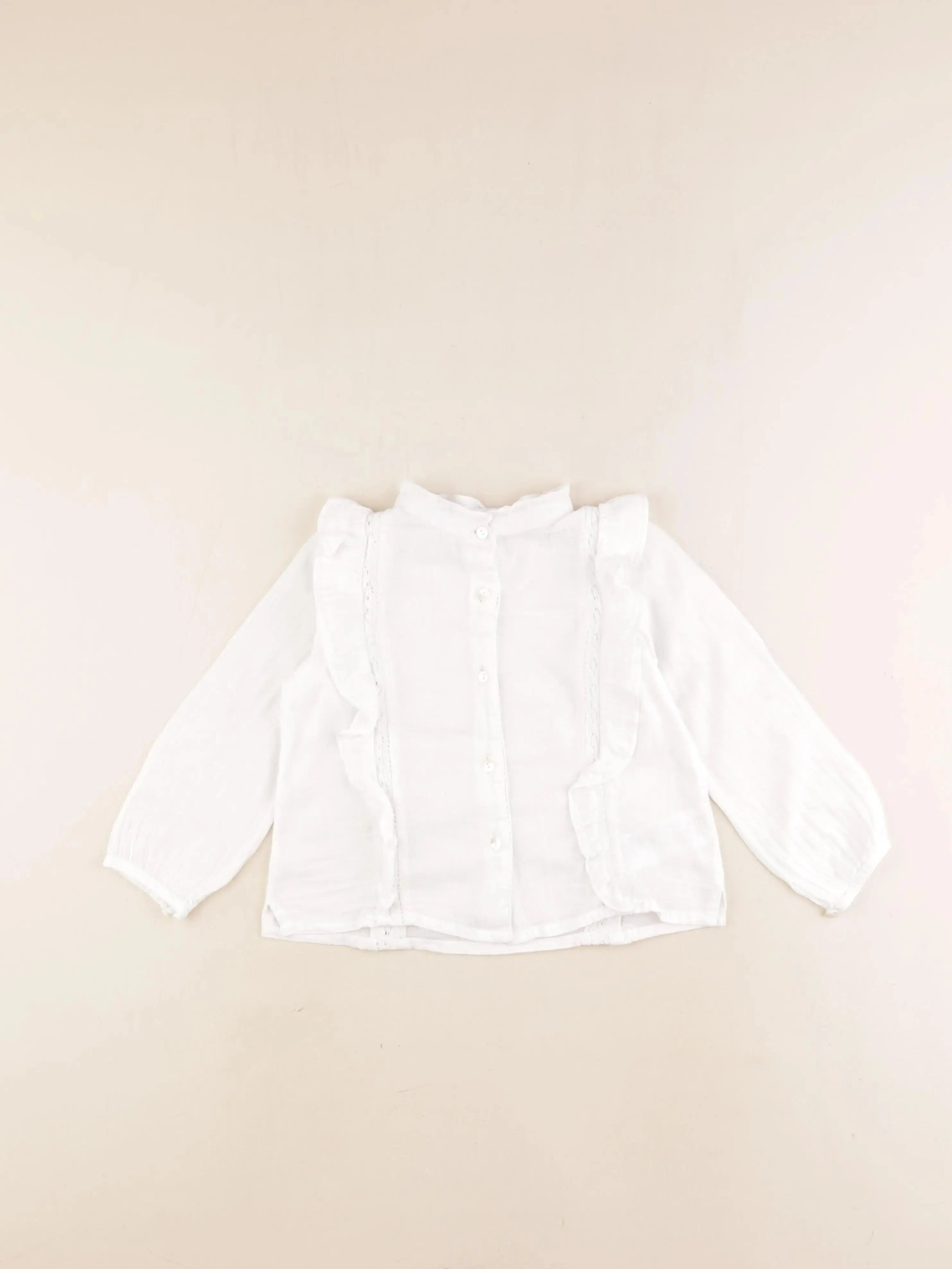 Bonton - blouse blanc - 4 ans