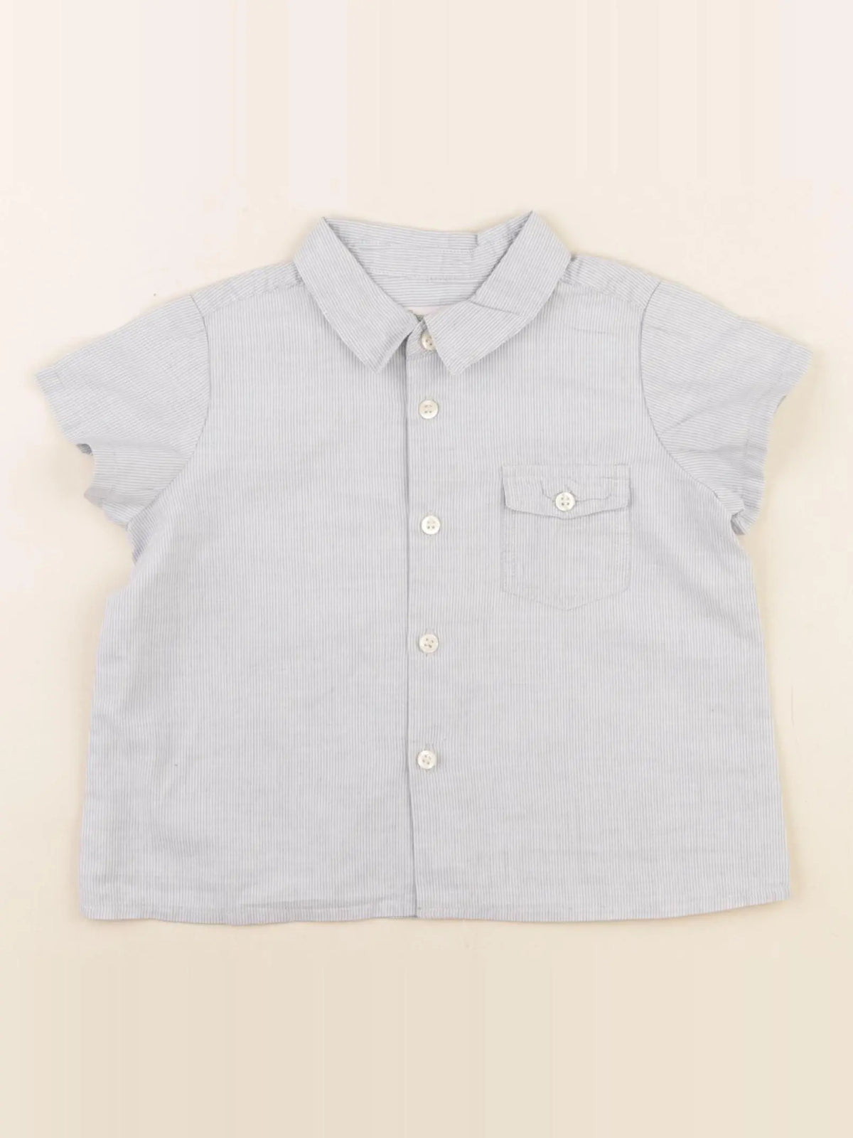 Bonpoint - chemise bleu - 18 mois