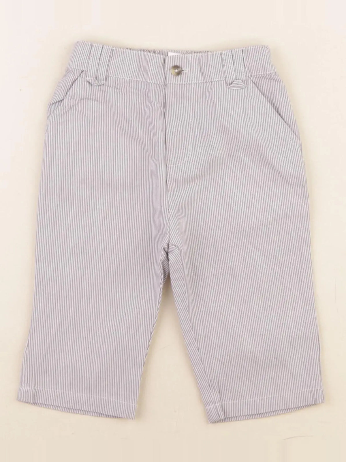 Cyrillus - pantalon gris - 9 mois
