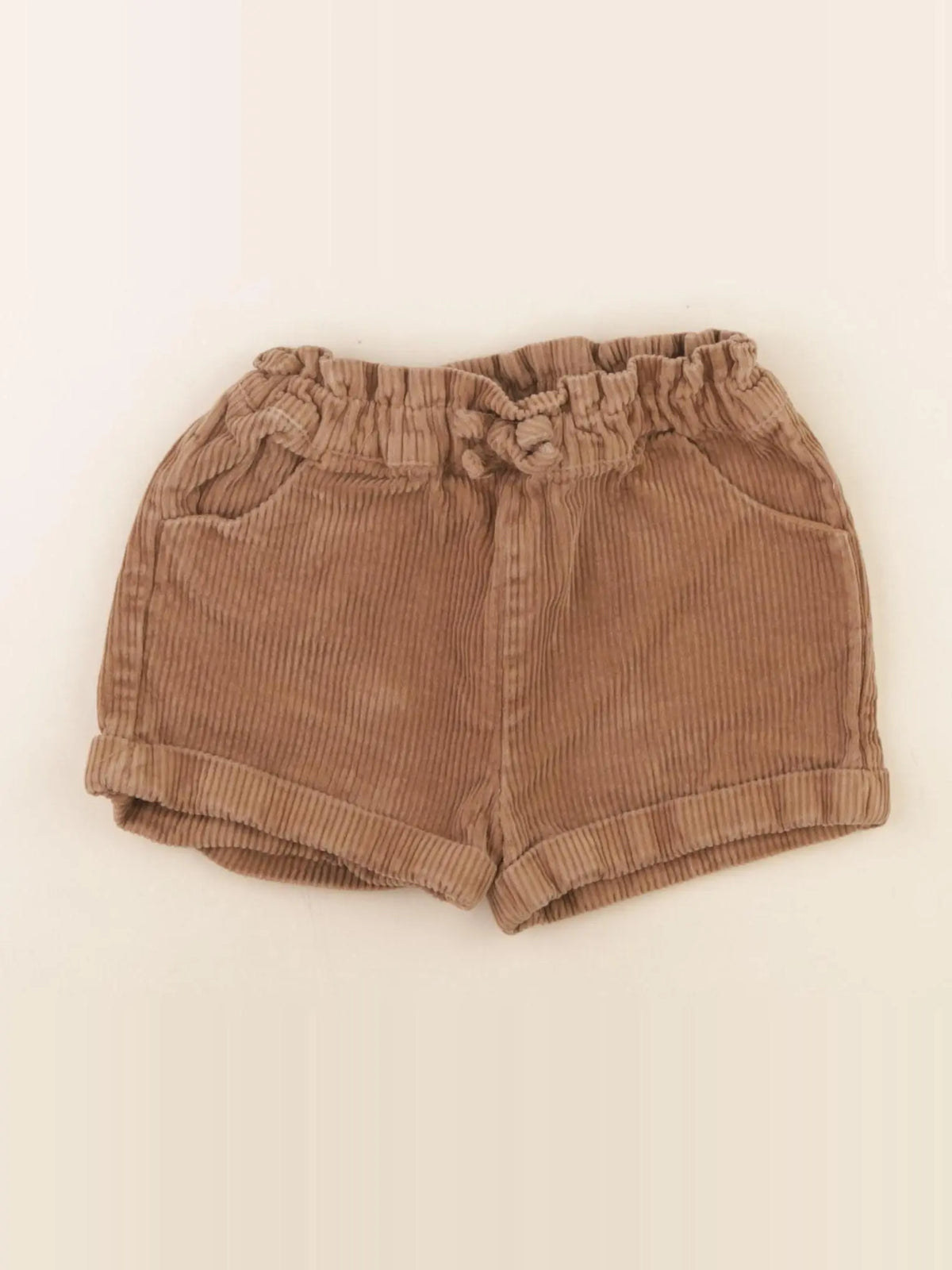 Vertbaudet - short marron - 24 mois