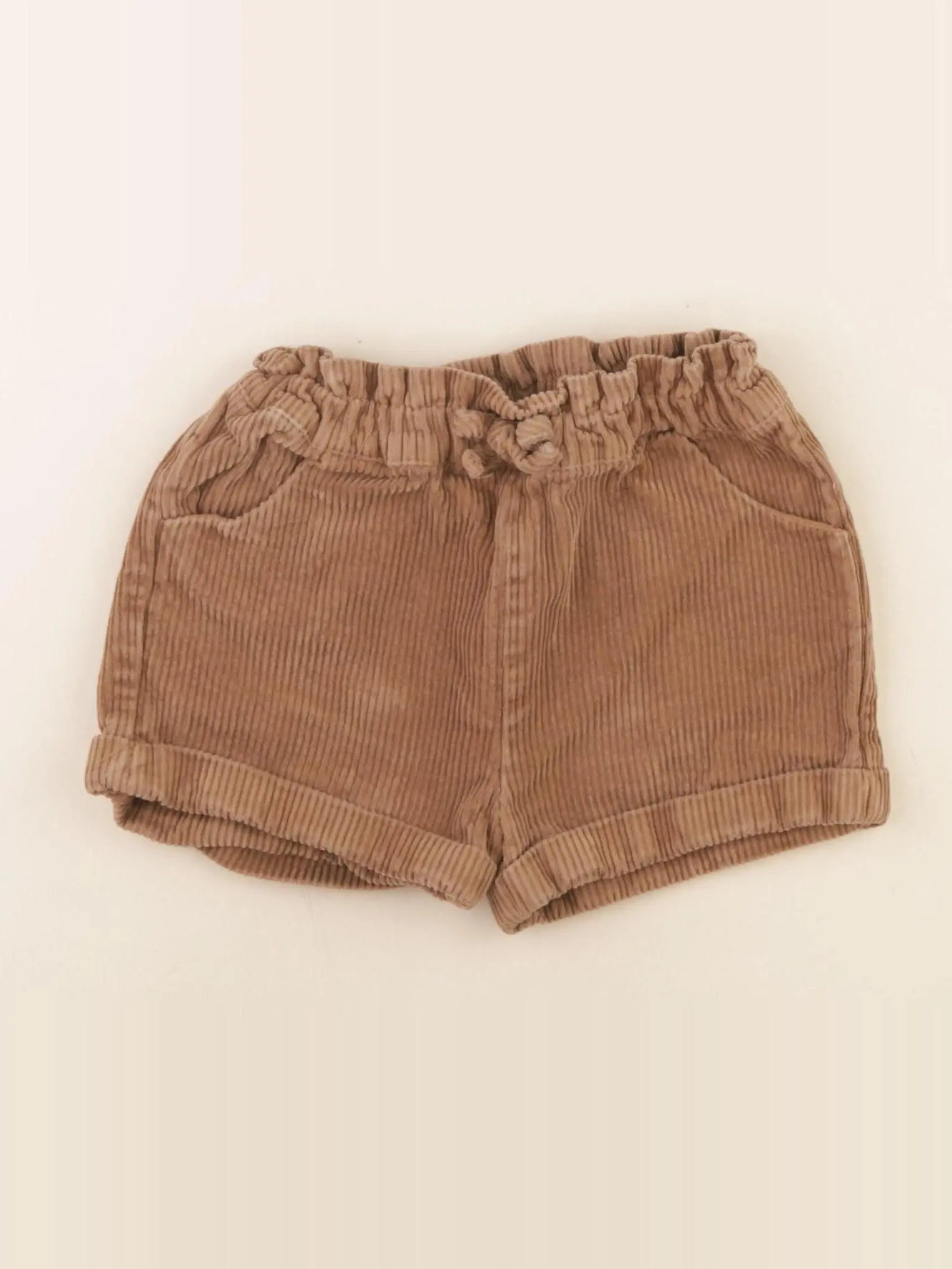 Vertbaudet - short marron - 24 mois