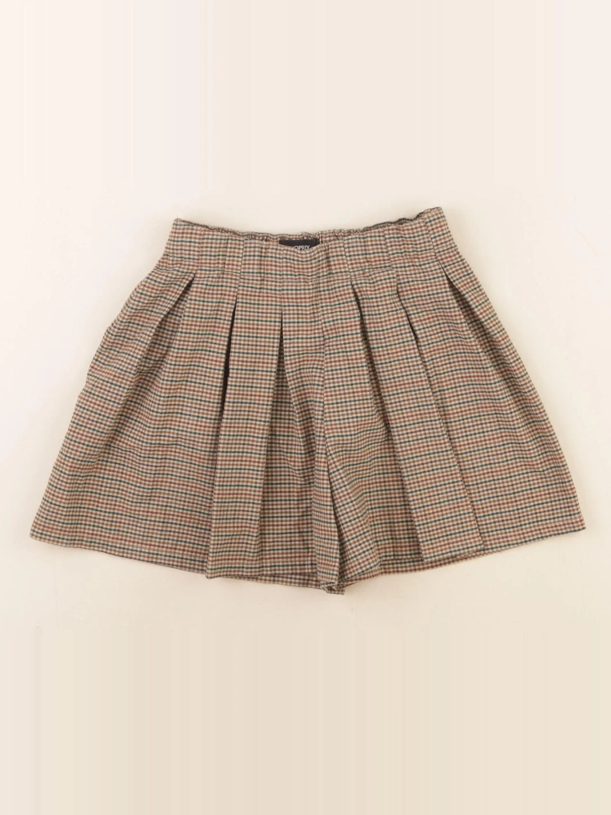 Monoprix - short marron - 8 ans