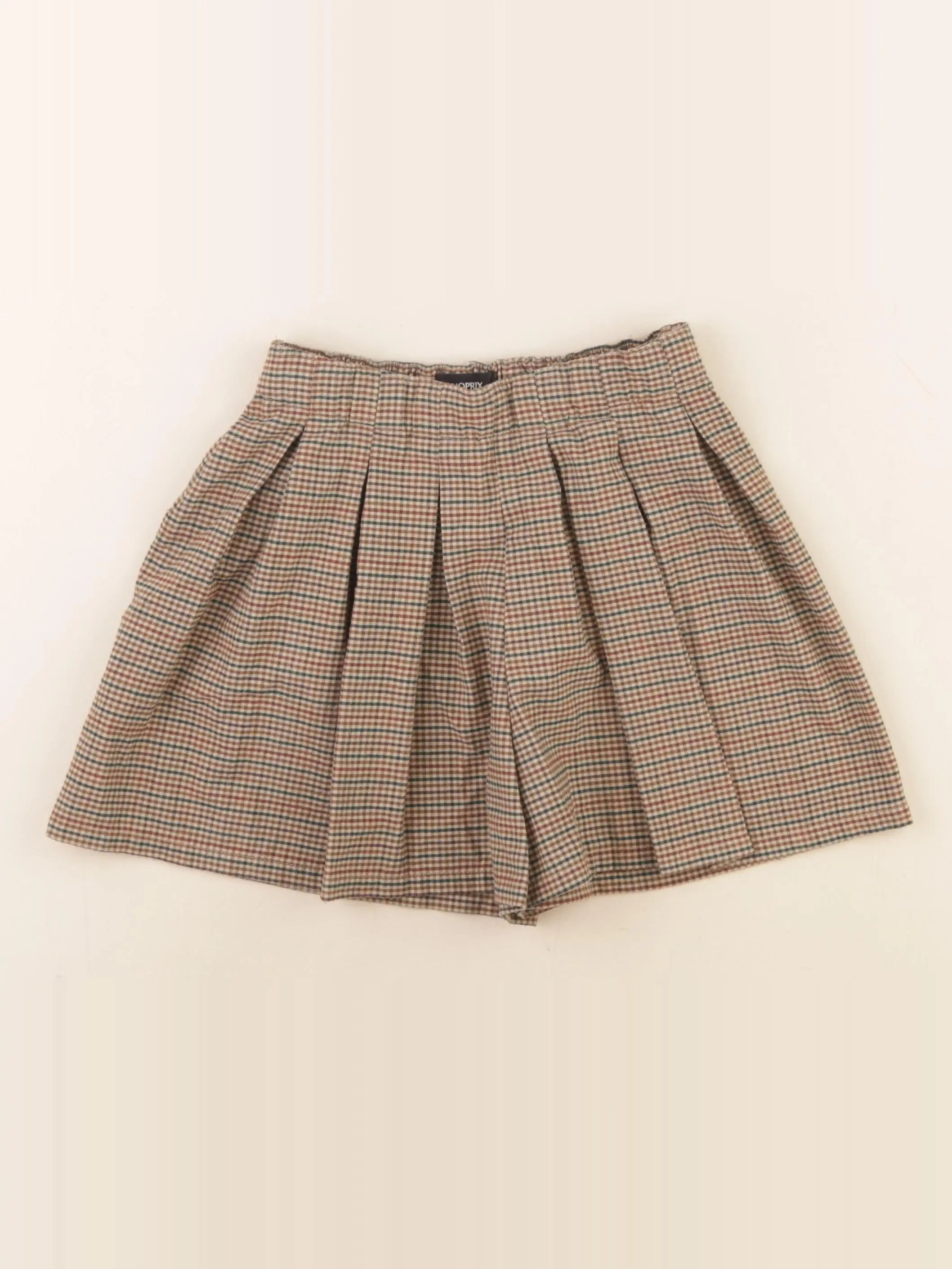 Monoprix - short marron - 8 ans