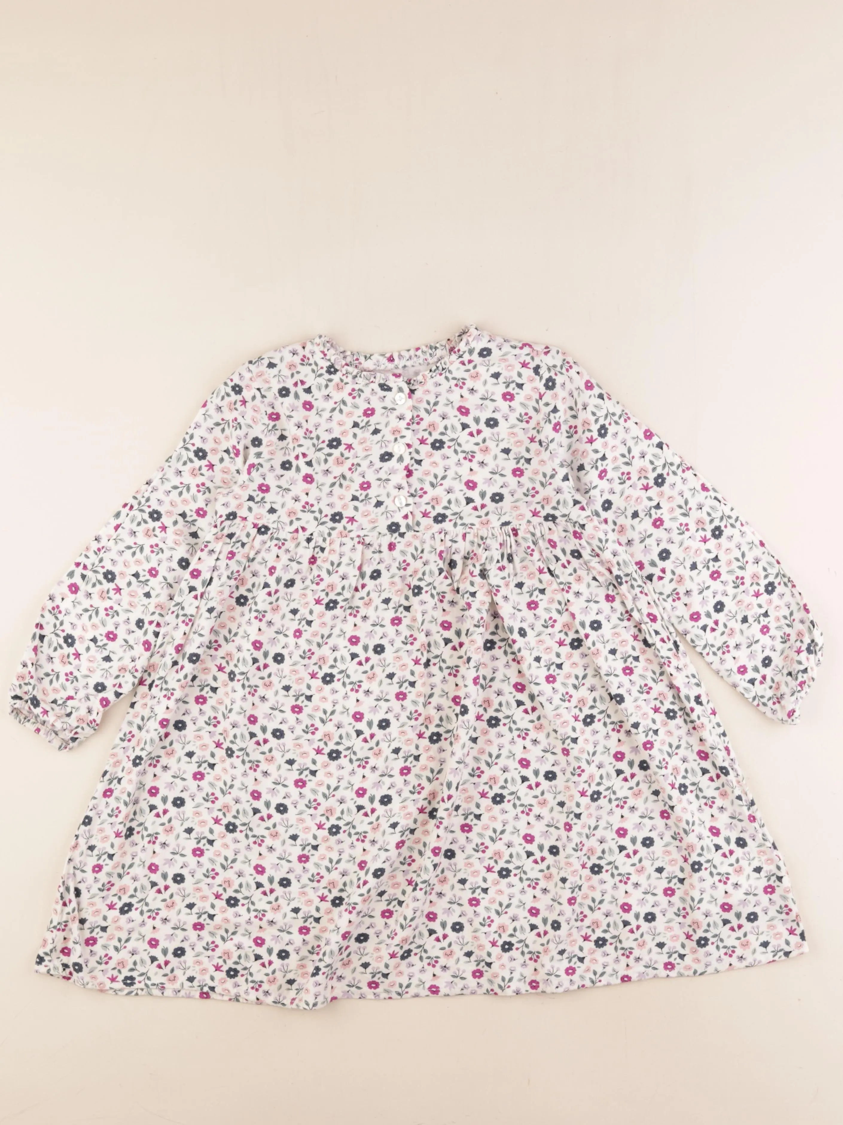 Vertbaudet - robe blanc - 5 ans