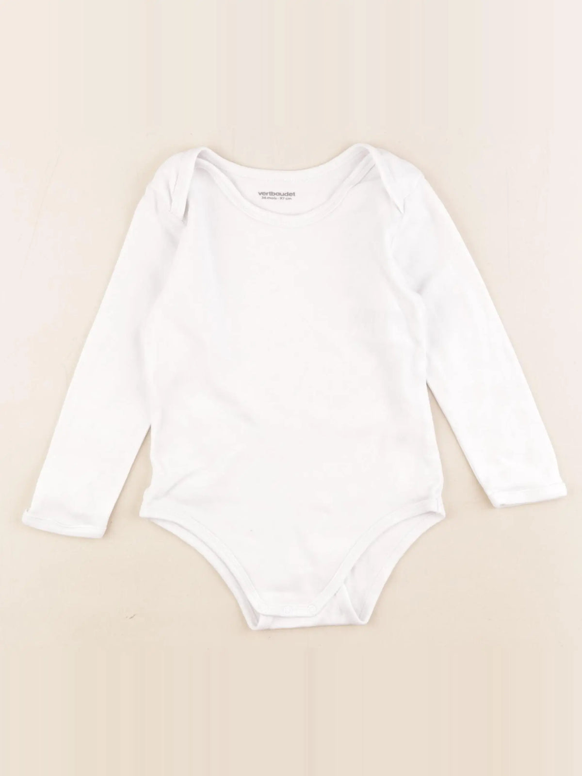 Vertbaudet - body blanc - 36 mois