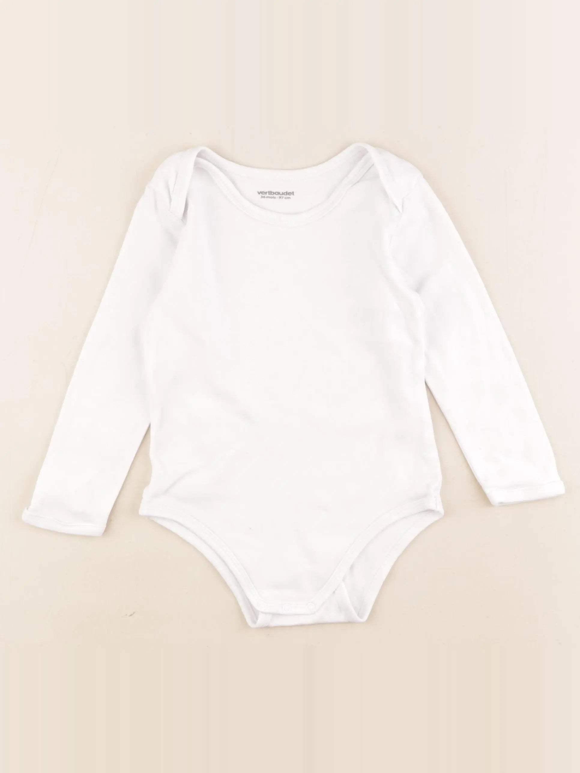 Vertbaudet - body blanc - 36 mois