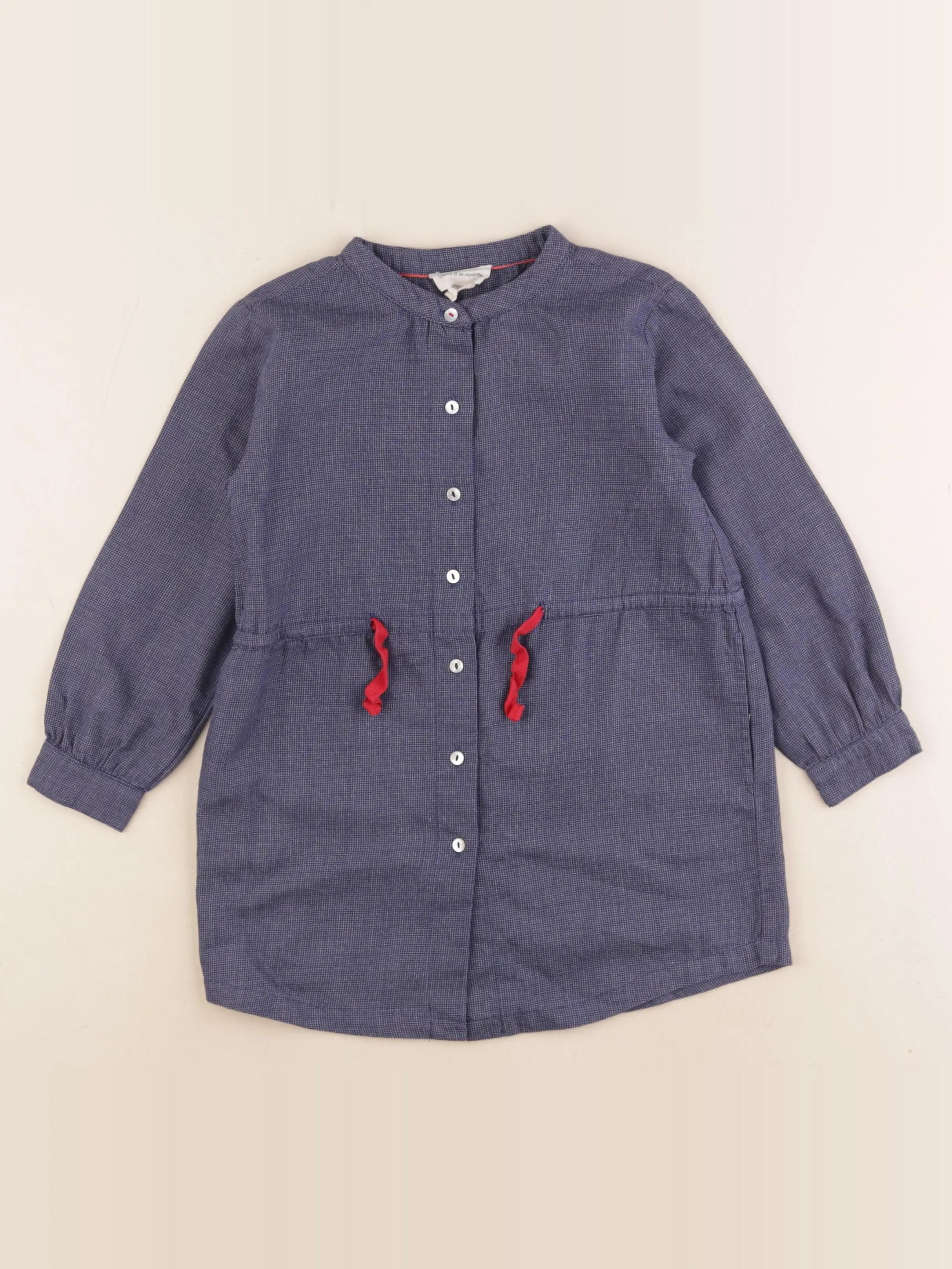 Arsène et les pipelettes - robe bleu - 4 ans