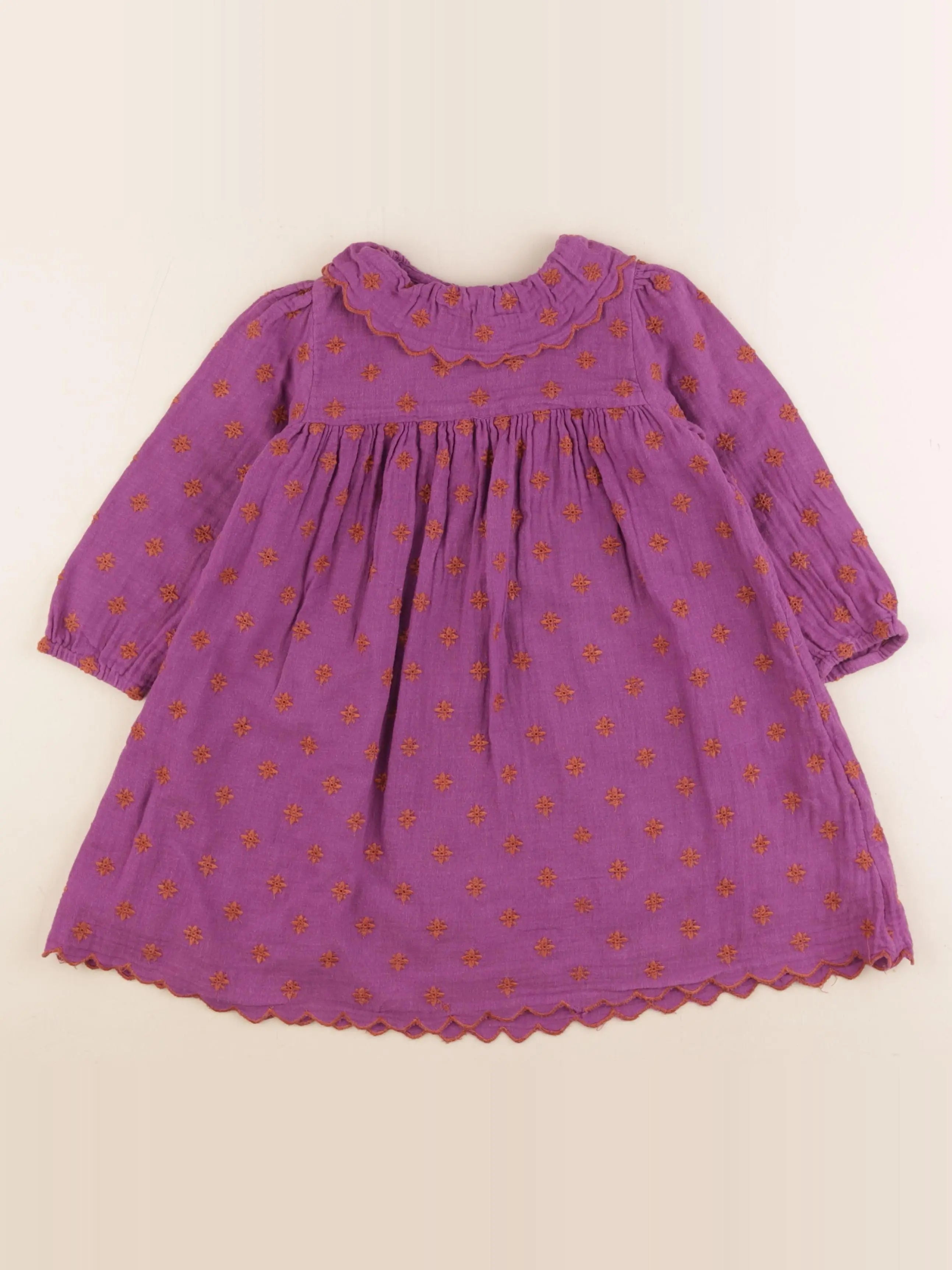 Boutchou - robe violet - 36 mois