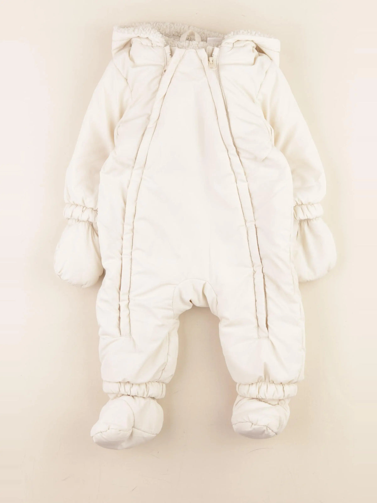 Zara - combi-pilote beige - 6/9 mois