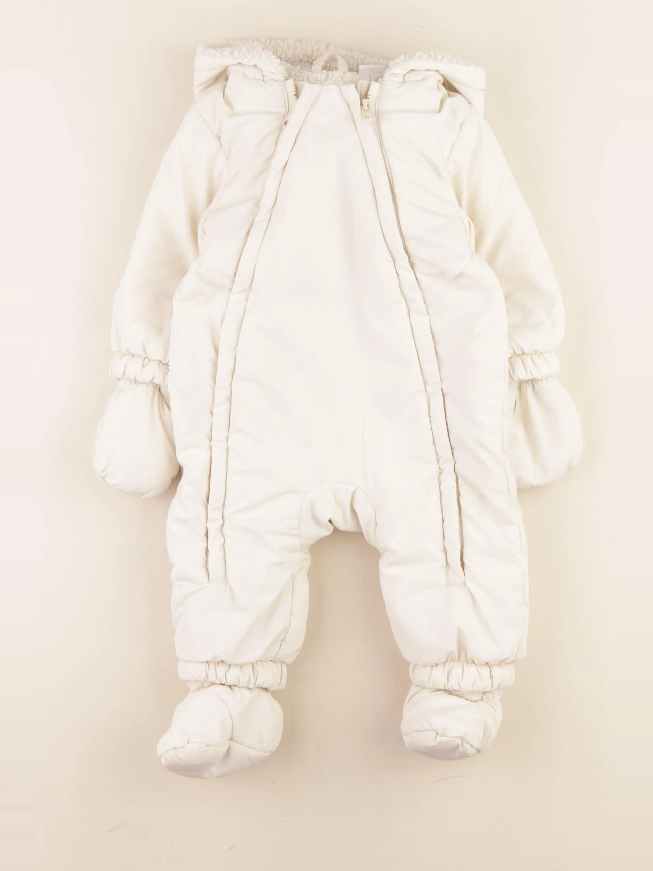 Zara - combi-pilote beige - 6/9 mois