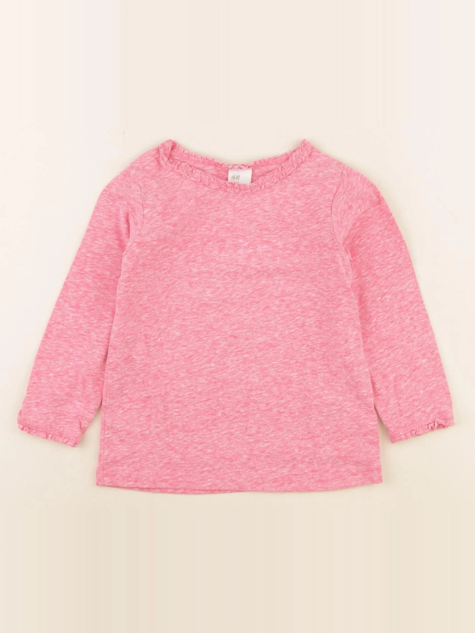 H&M - tee-shirt rose - 18/24 mois