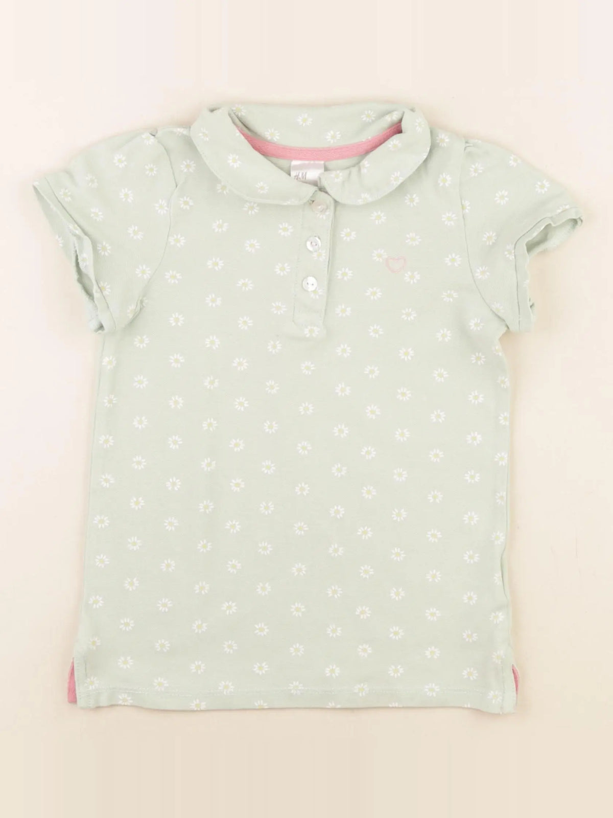 H&M - tee-shirt vert - 18/24 mois
