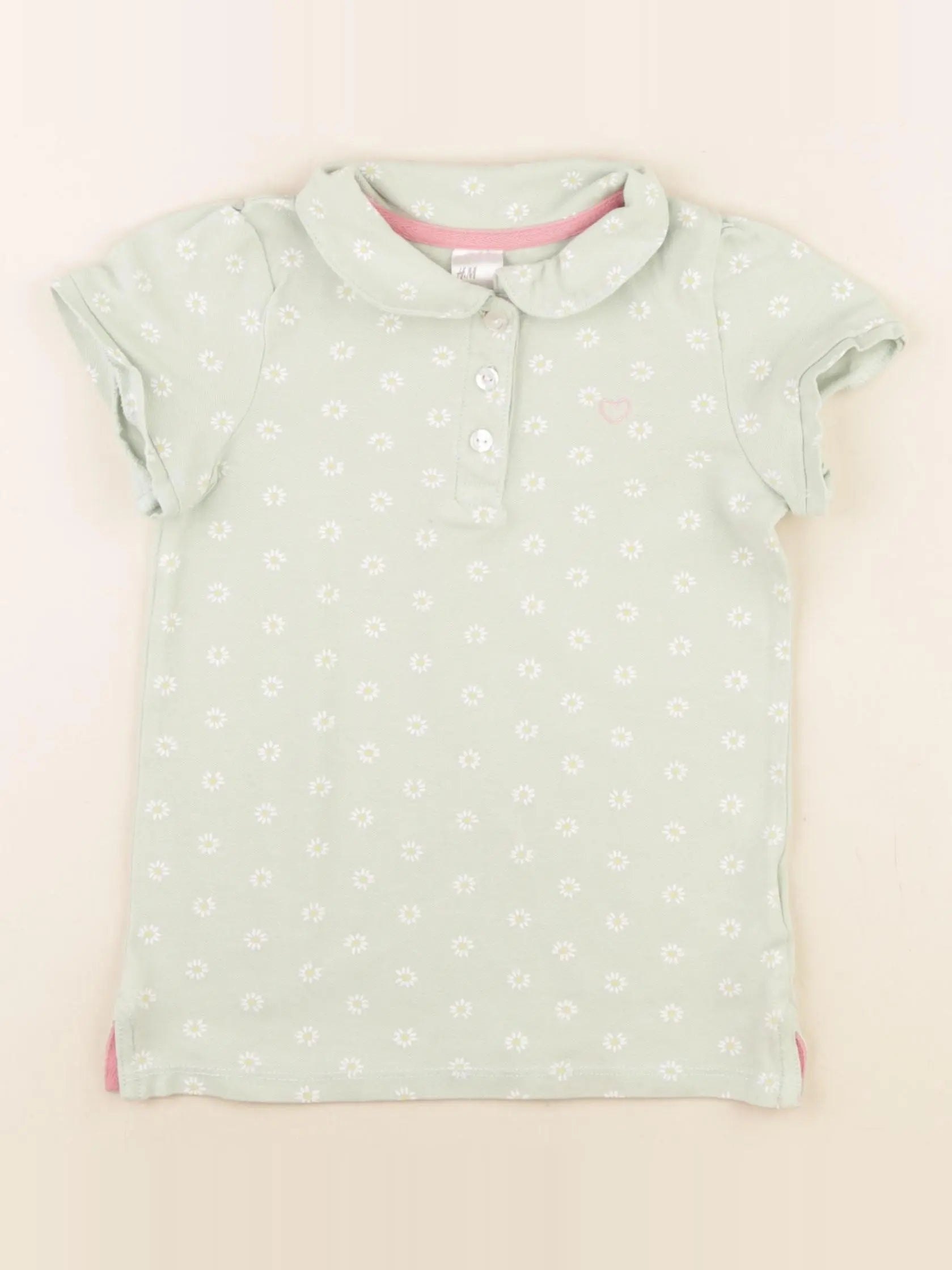 H&M - tee-shirt vert - 18/24 mois