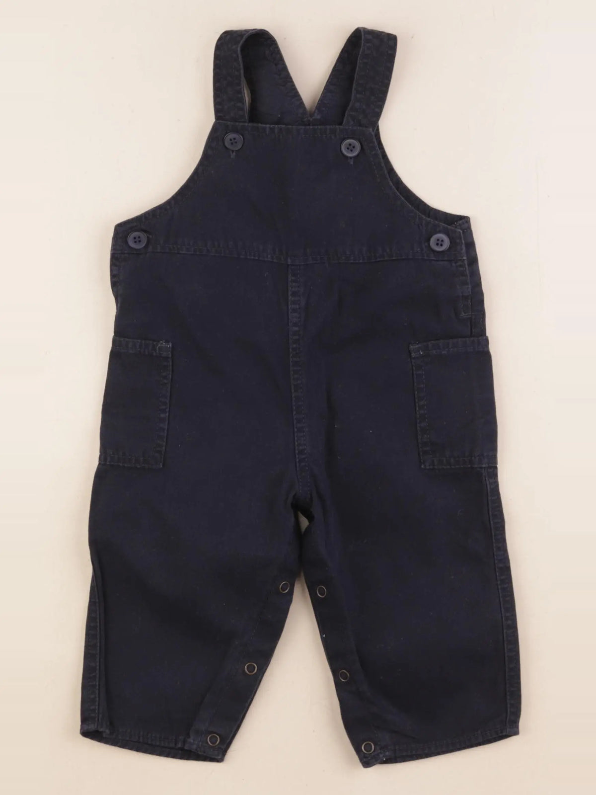 Petit Bateau - salopette bleu - 6 mois