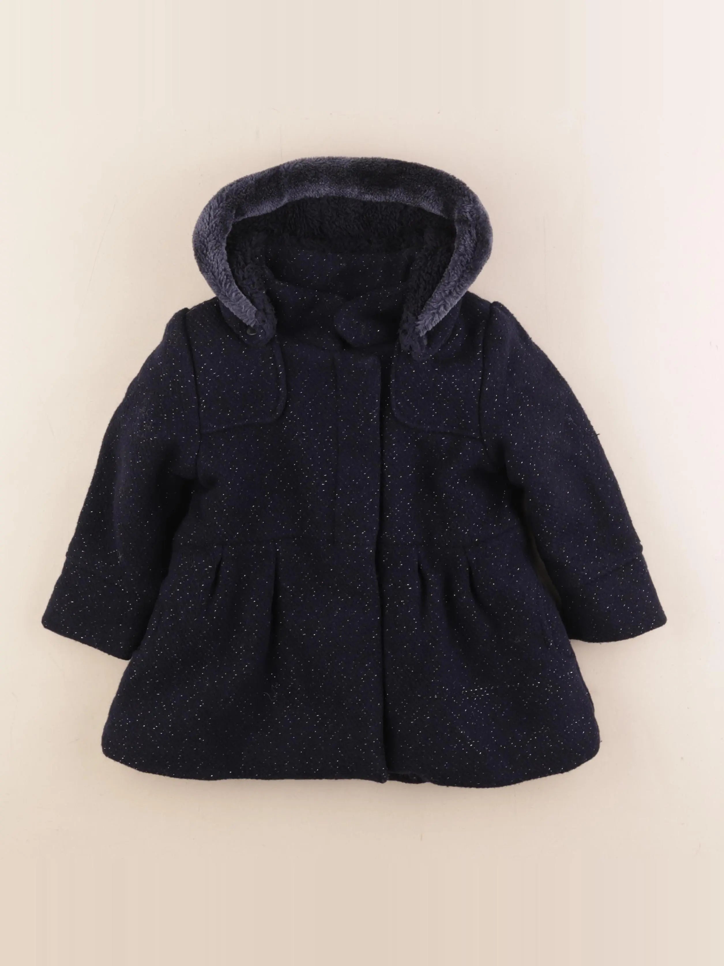 Vertbaudet - manteau bleu - 3 ans
