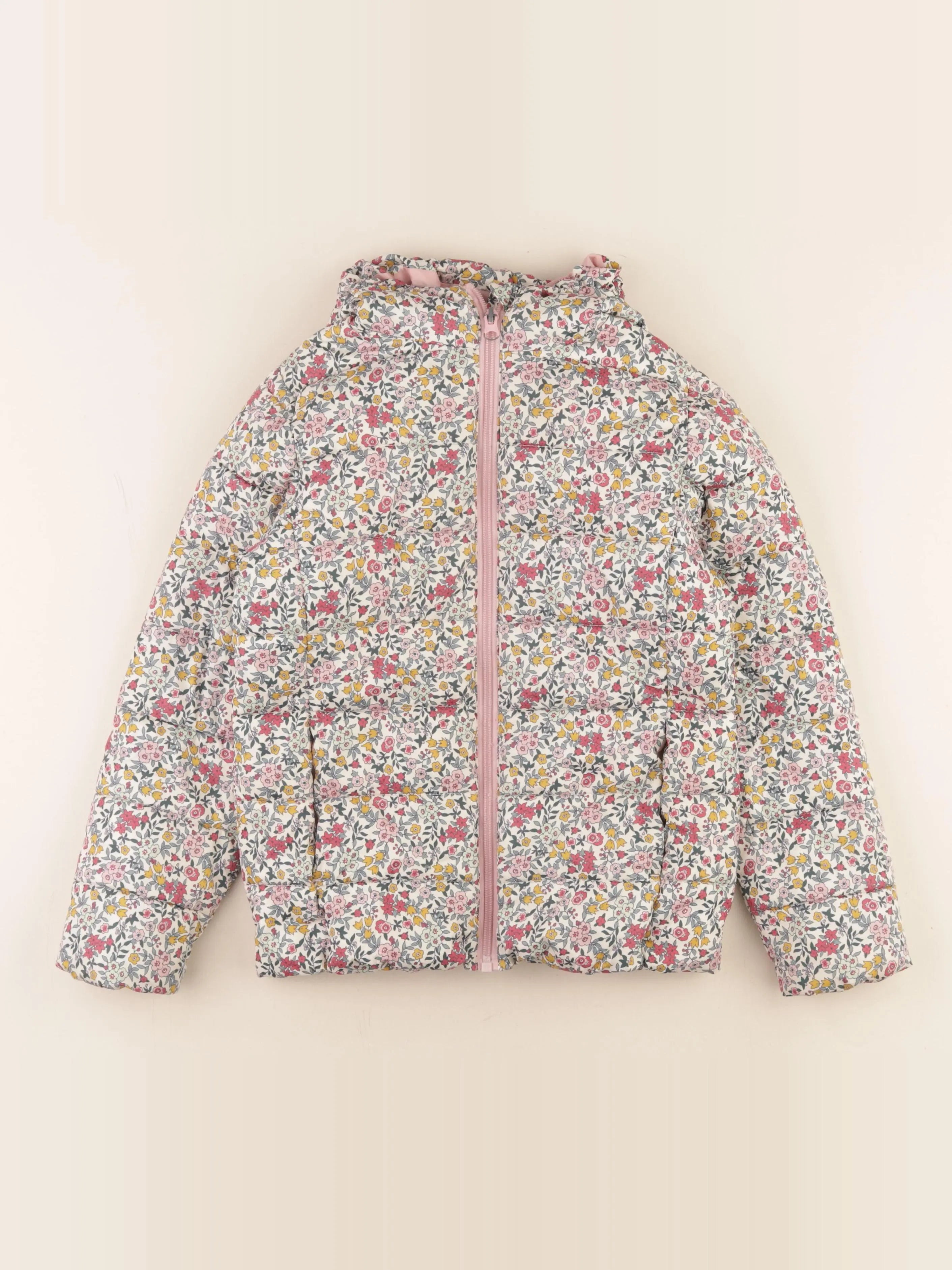Monoprix - doudoune multicolore - 8 ans