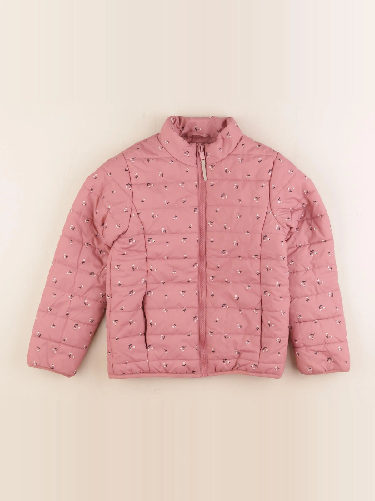 Vertbaudet - doudoune rose - 8 ans