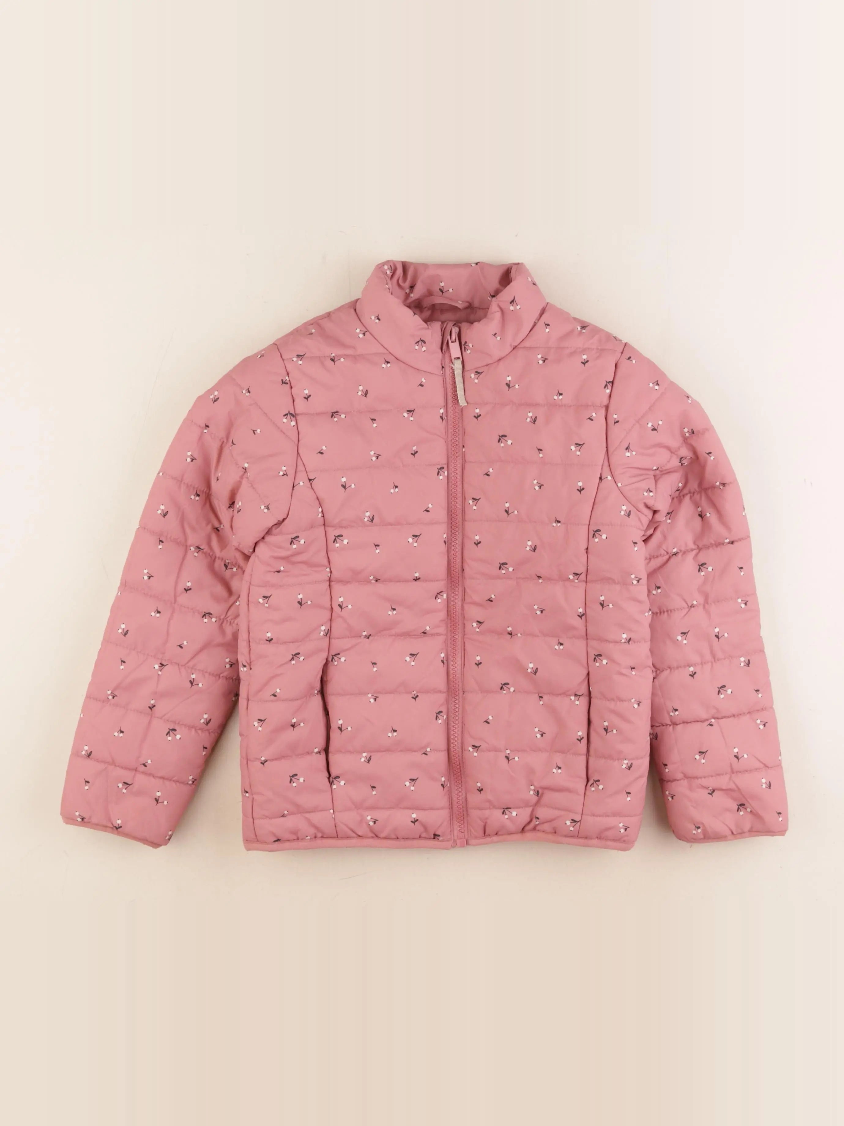 Vertbaudet - doudoune rose - 8 ans