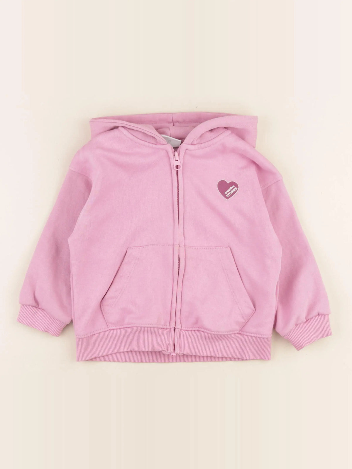 Zara - sweat rose - 18 mois
