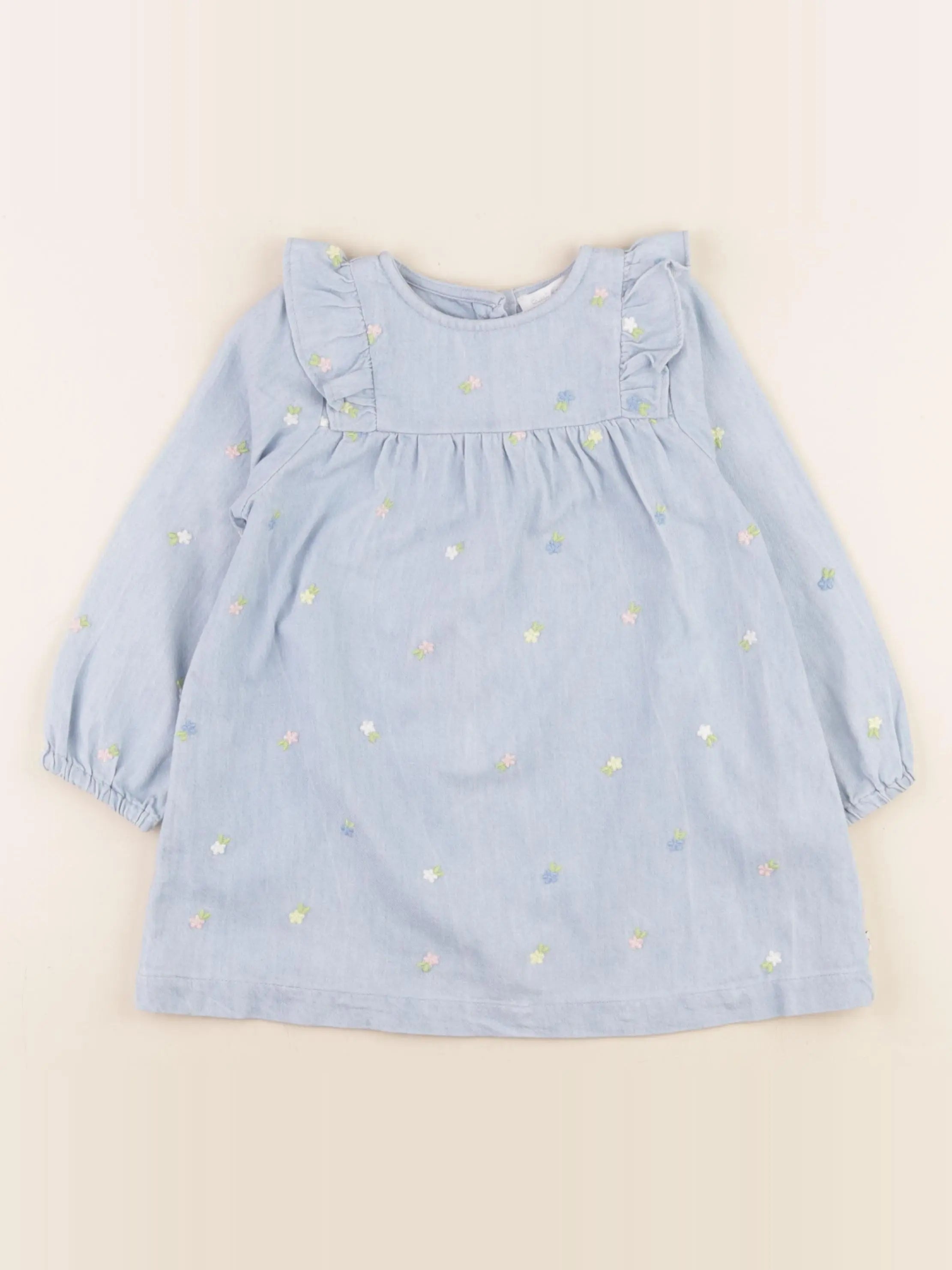 Cadet Rousselle - robe bleu - 24 mois