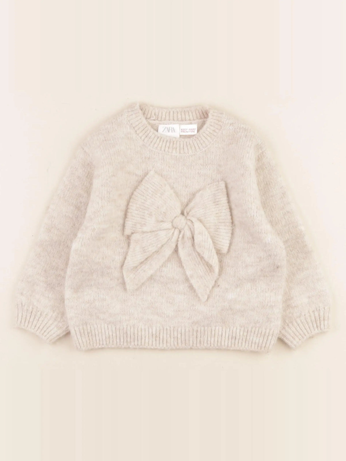 Zara - pull beige - 18 mois