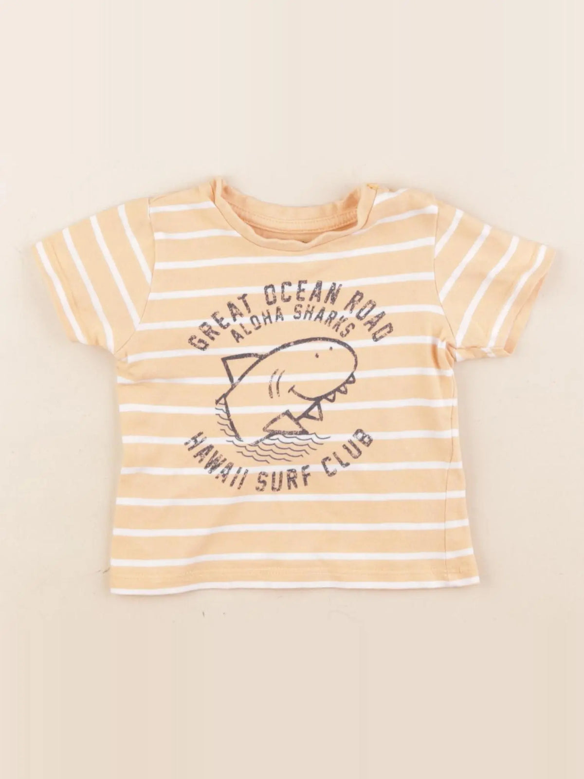 Vertbaudet - tee-shirt orange - 6 mois
