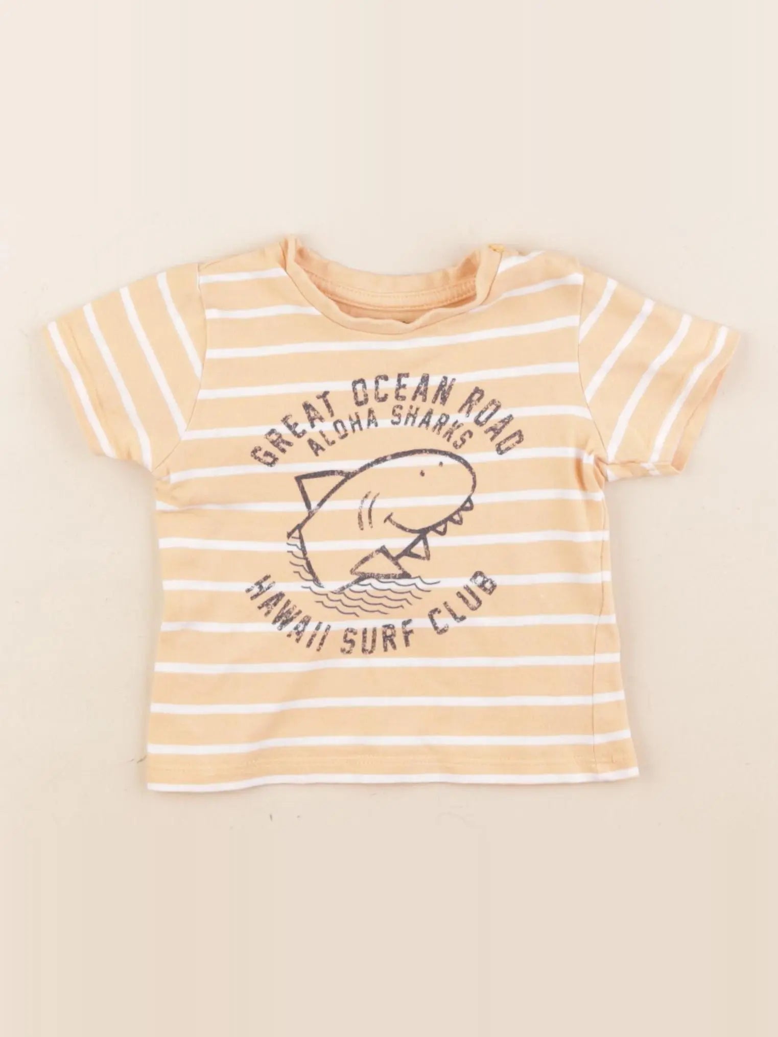Vertbaudet - tee-shirt orange - 6 mois
