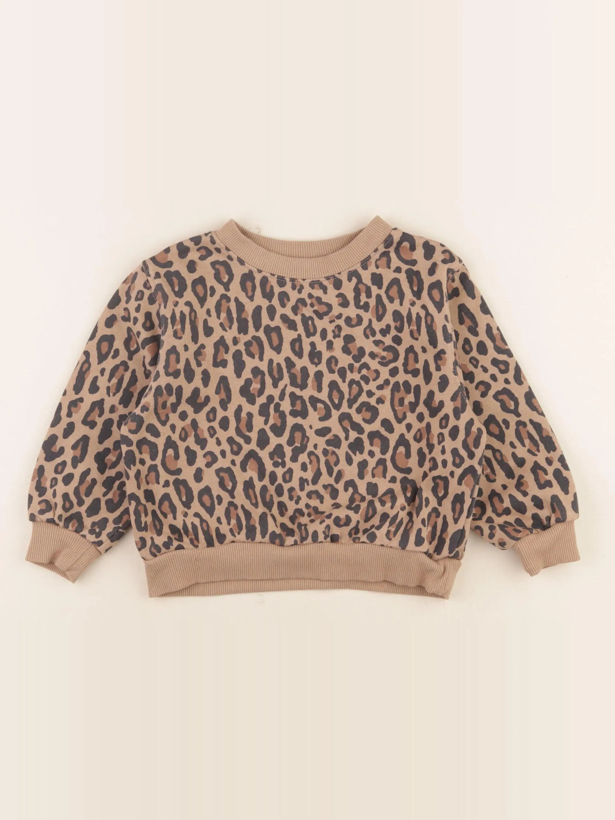 H&M - sweat marron - 18/24 mois