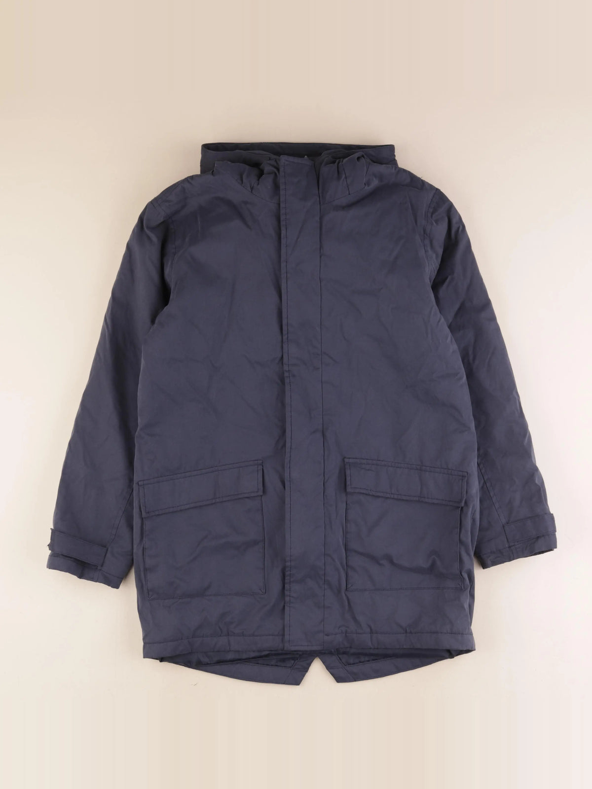 Vertbaudet - manteau doublure amovible bleu - 12 ans