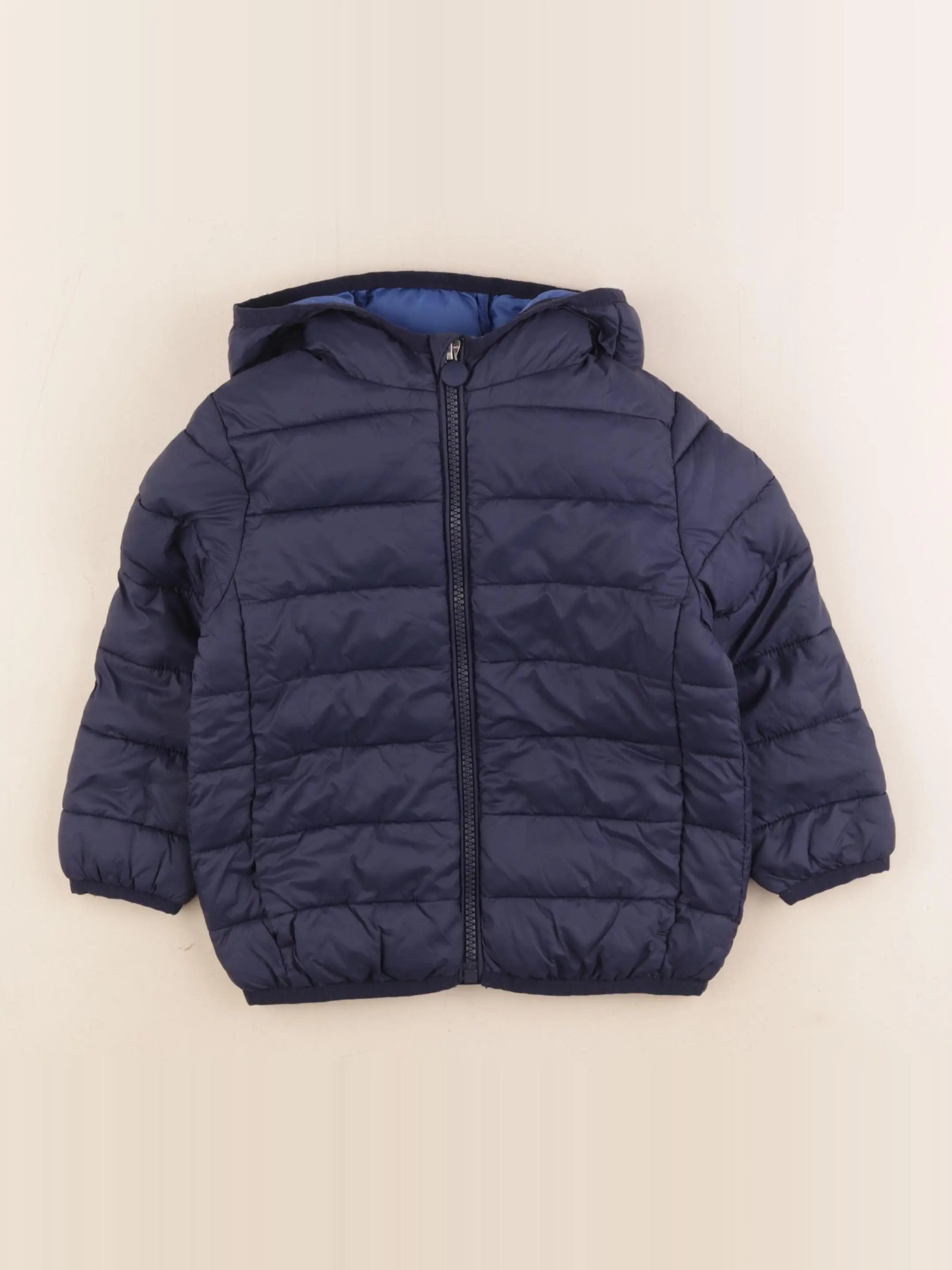 Vertbaudet - doudoune bleu - 3 ans