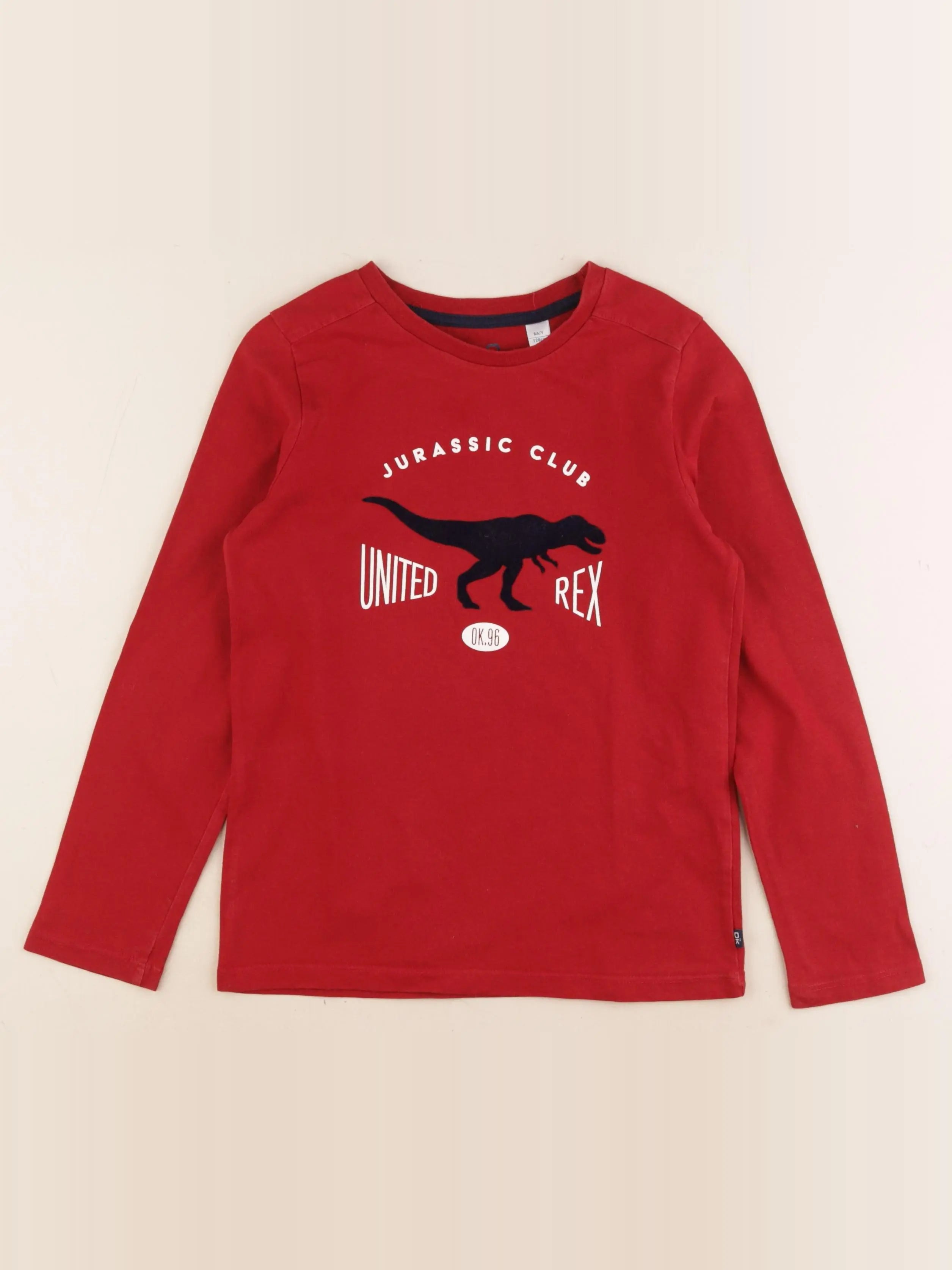 Okaidi - tee-shirt rouge - 8 ans