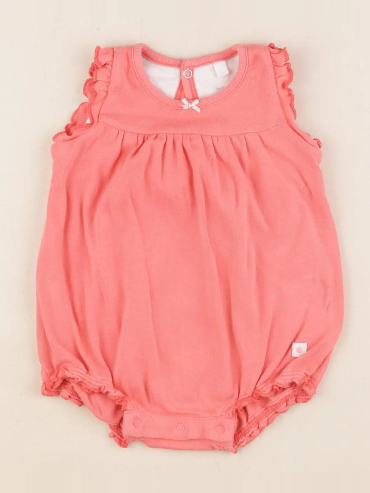 Petit Bateau - combinaison rose - 1 mois