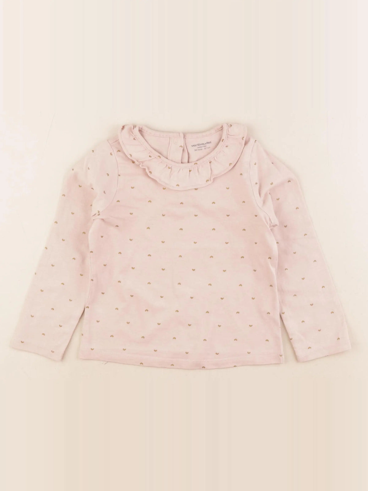 Vertbaudet - tee-shirt rose - 36 mois