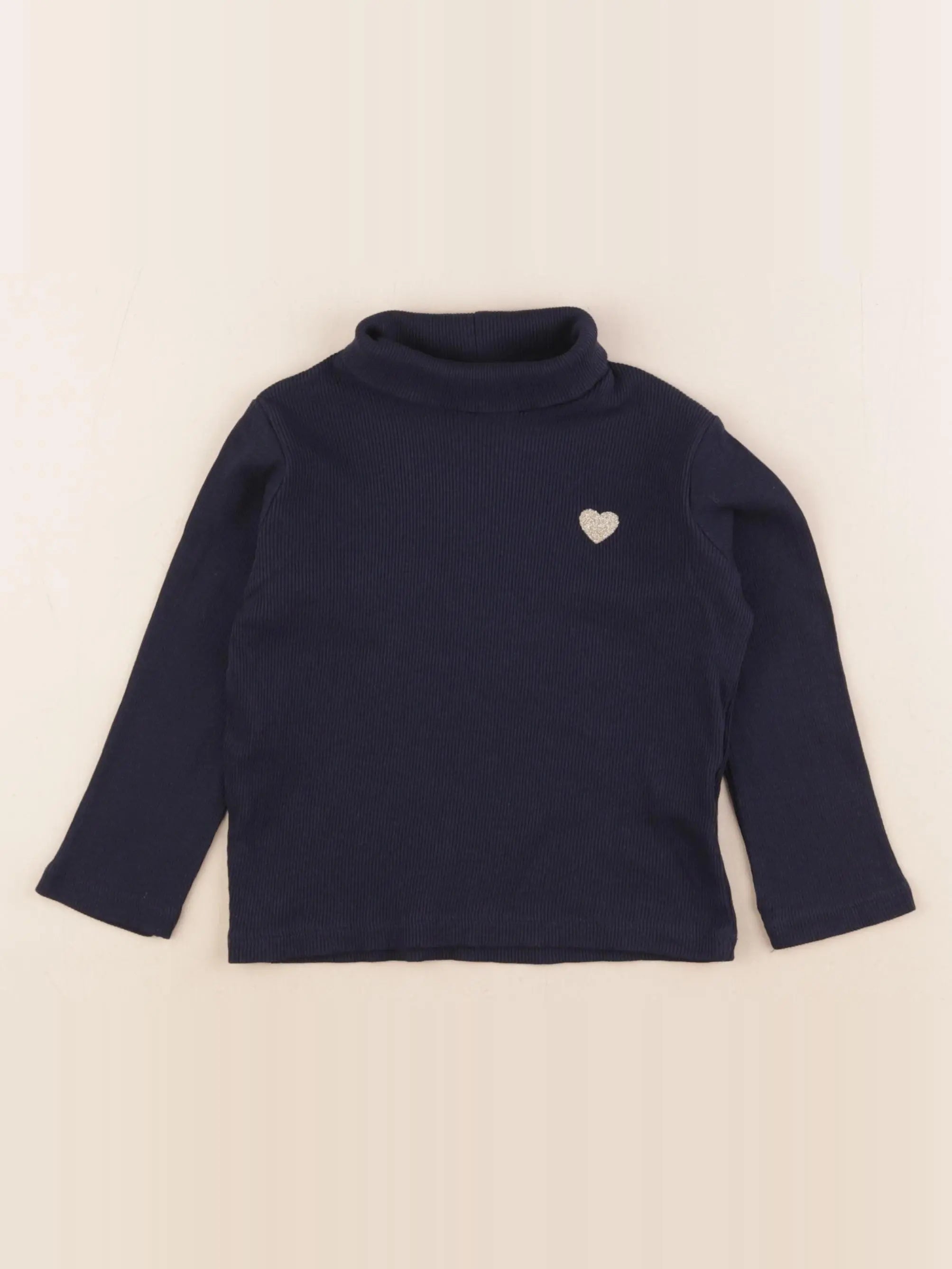 Vertbaudet - sous-pull bleu - 3 ans