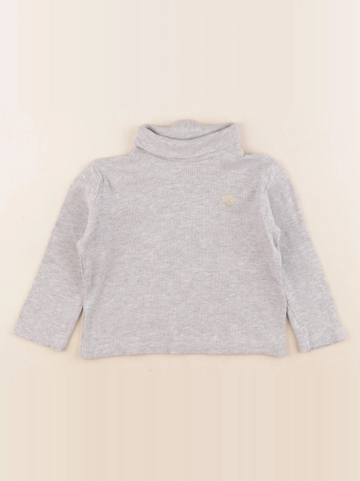 Vertbaudet - sous-pull gris - 3 ans