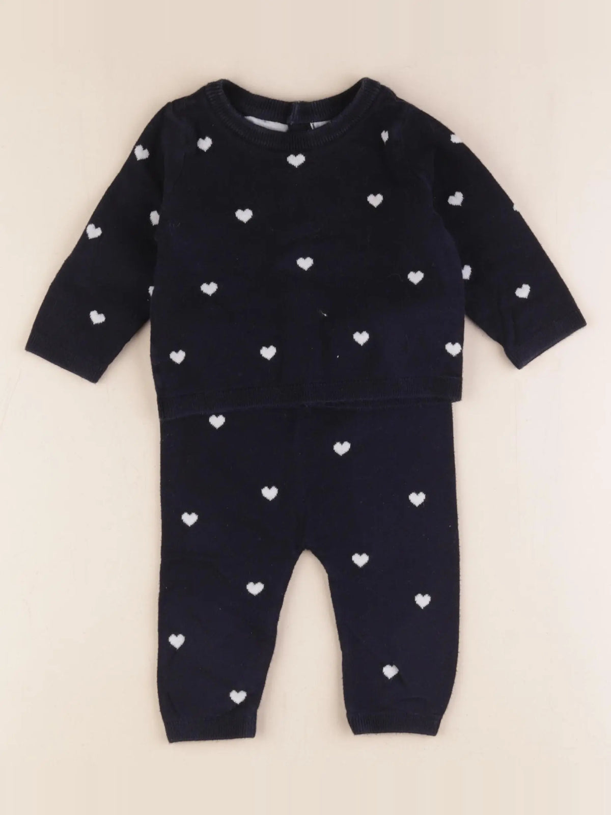 Jacadi - ensemble bleu - 6 mois