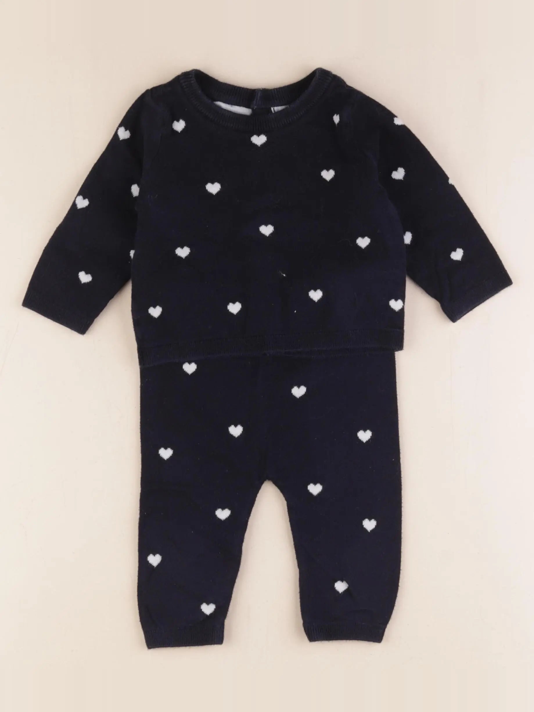 Jacadi - ensemble bleu - 6 mois