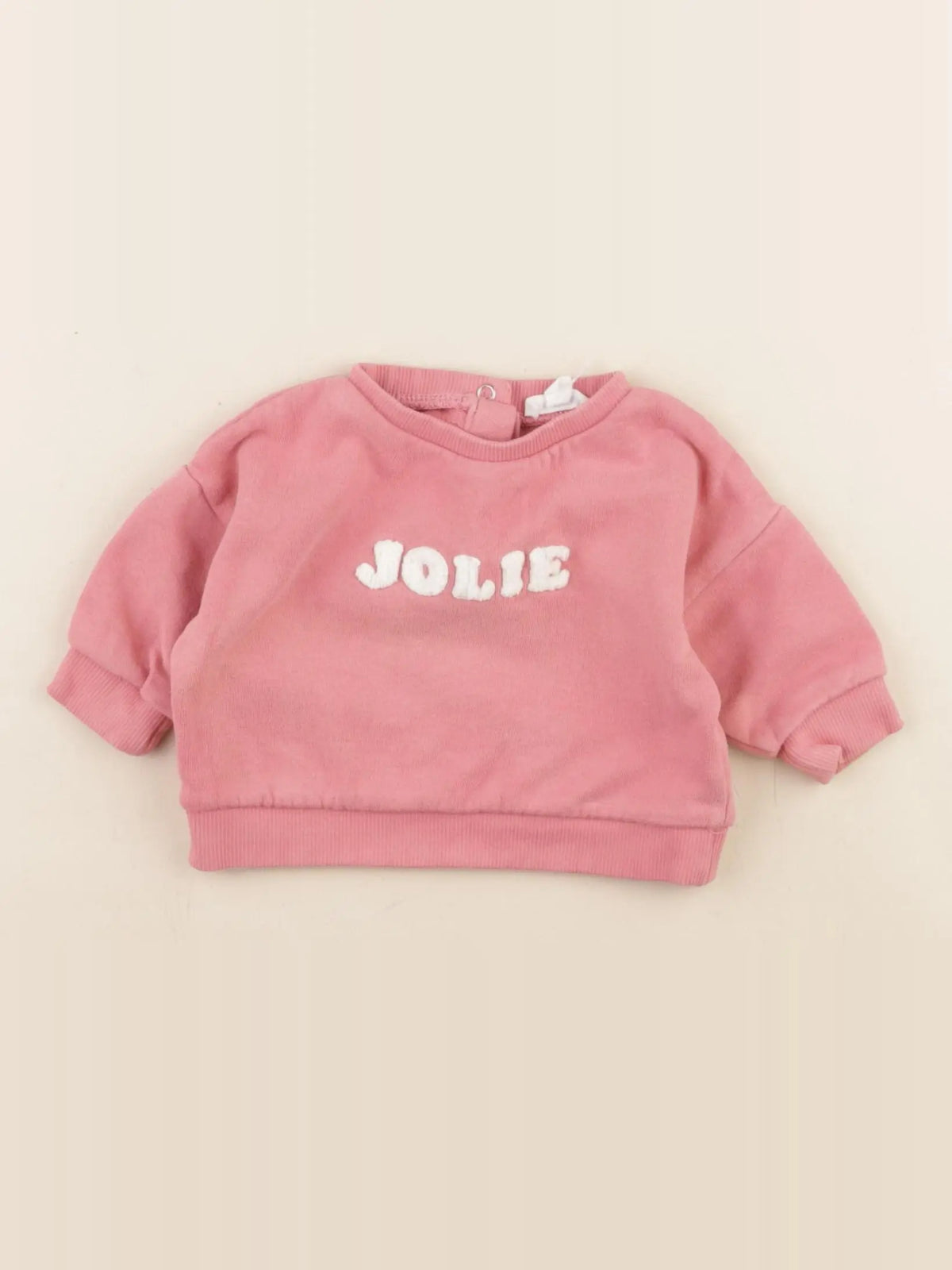 Zara - sweat rose - 3 mois