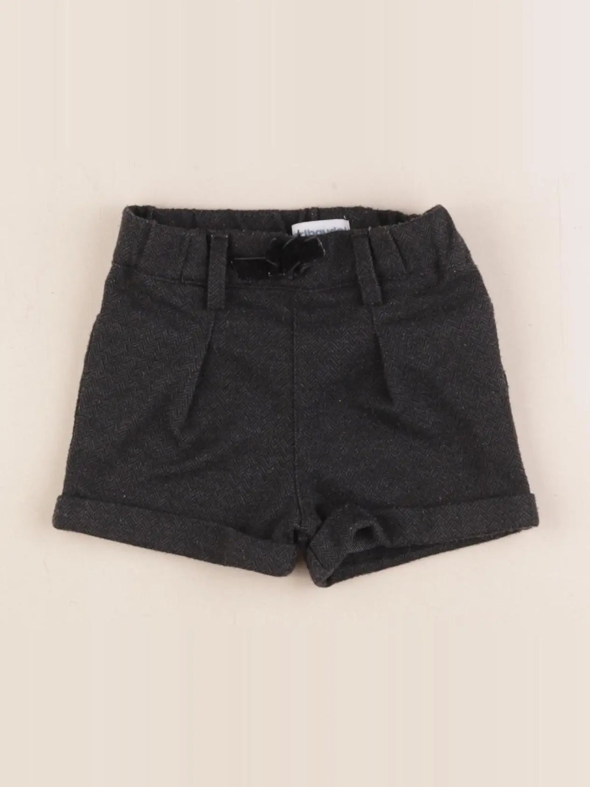 Vertbaudet - short gris - 12 mois