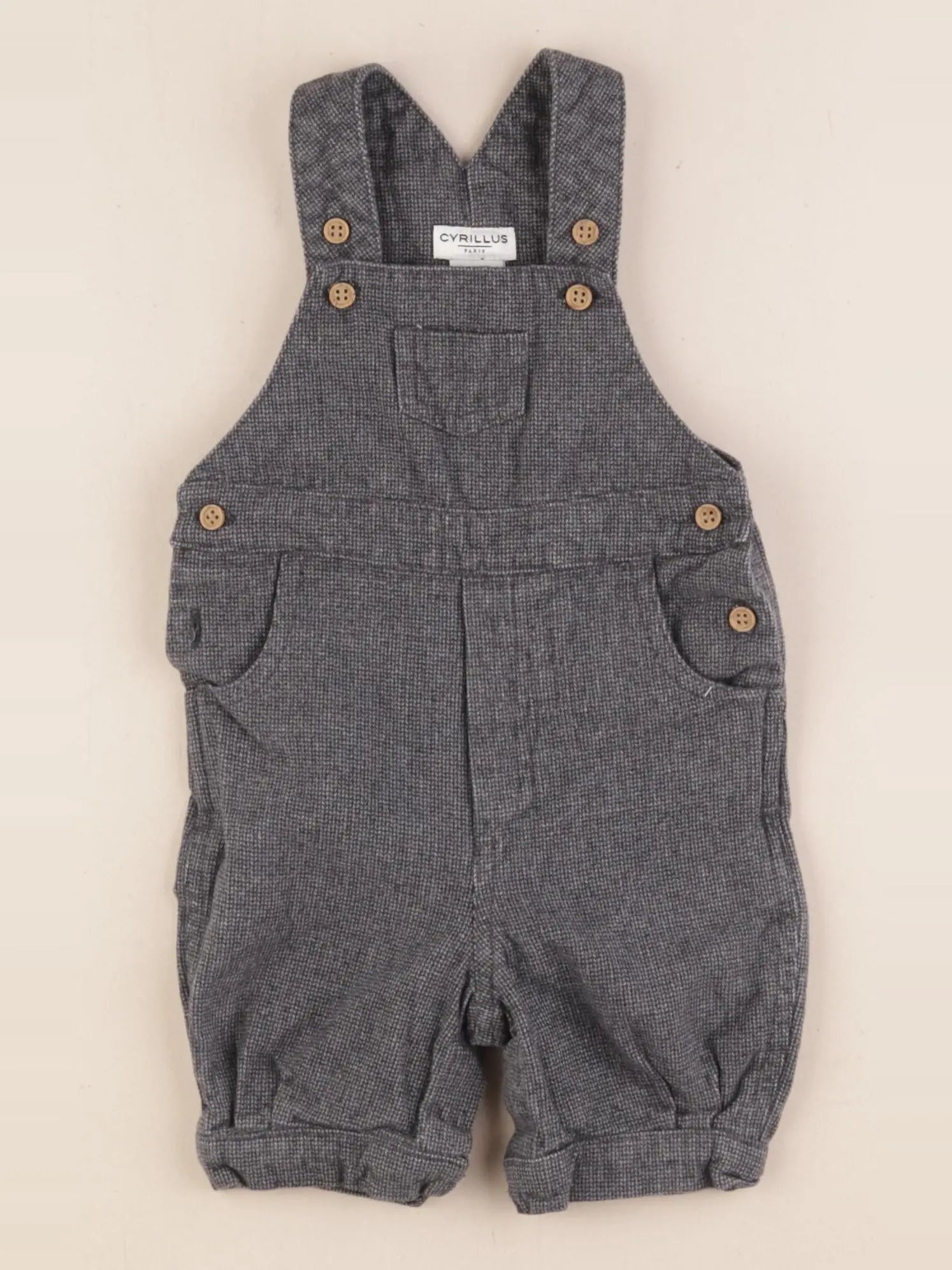 Cyrillus - combinaison gris - 6 mois