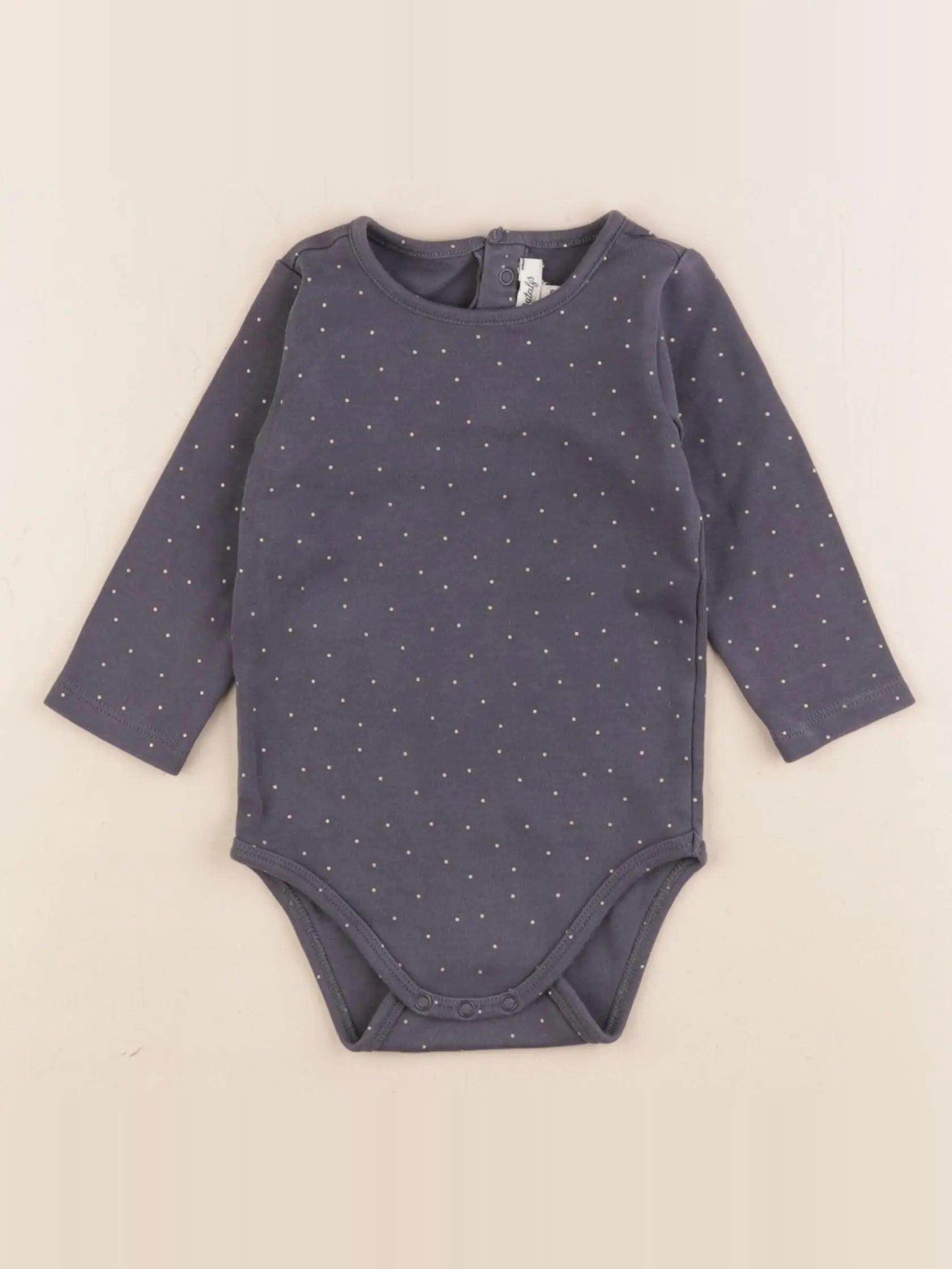 Natalys - body gris - 9 mois