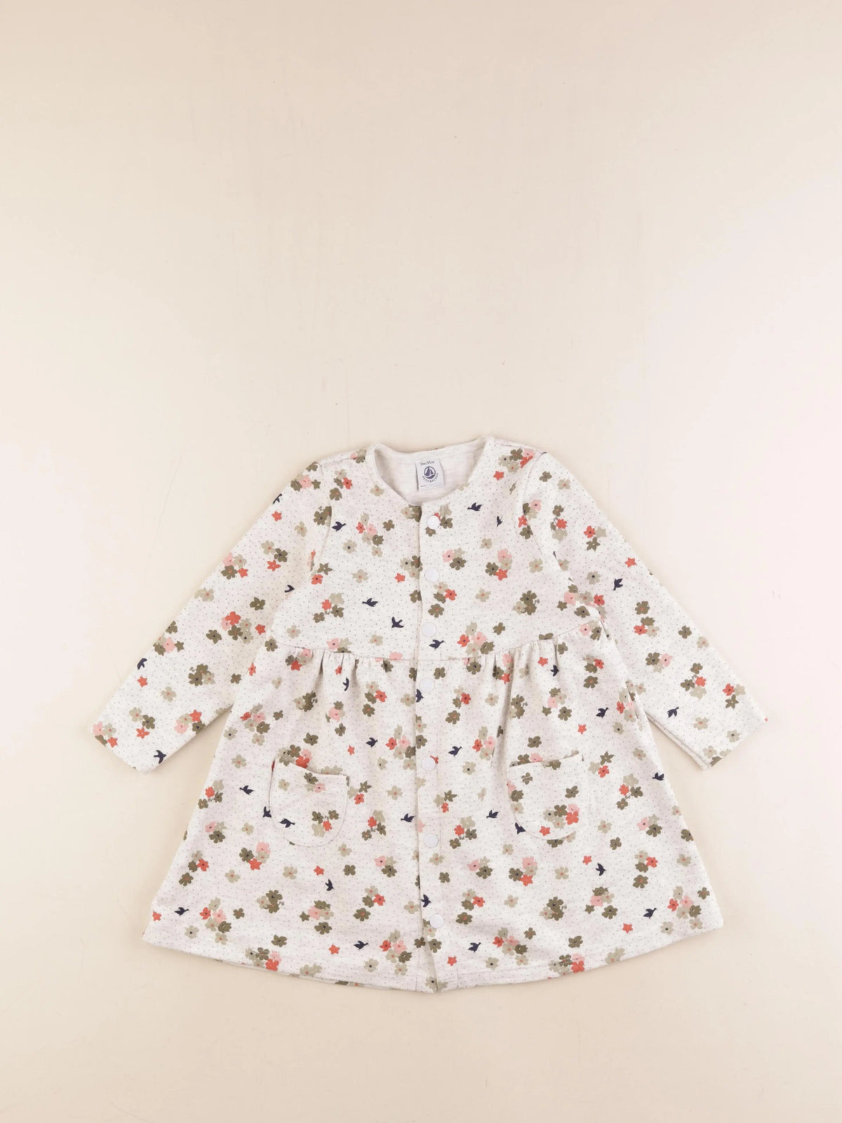 Petit Bateau - robe multicolore - 36 mois