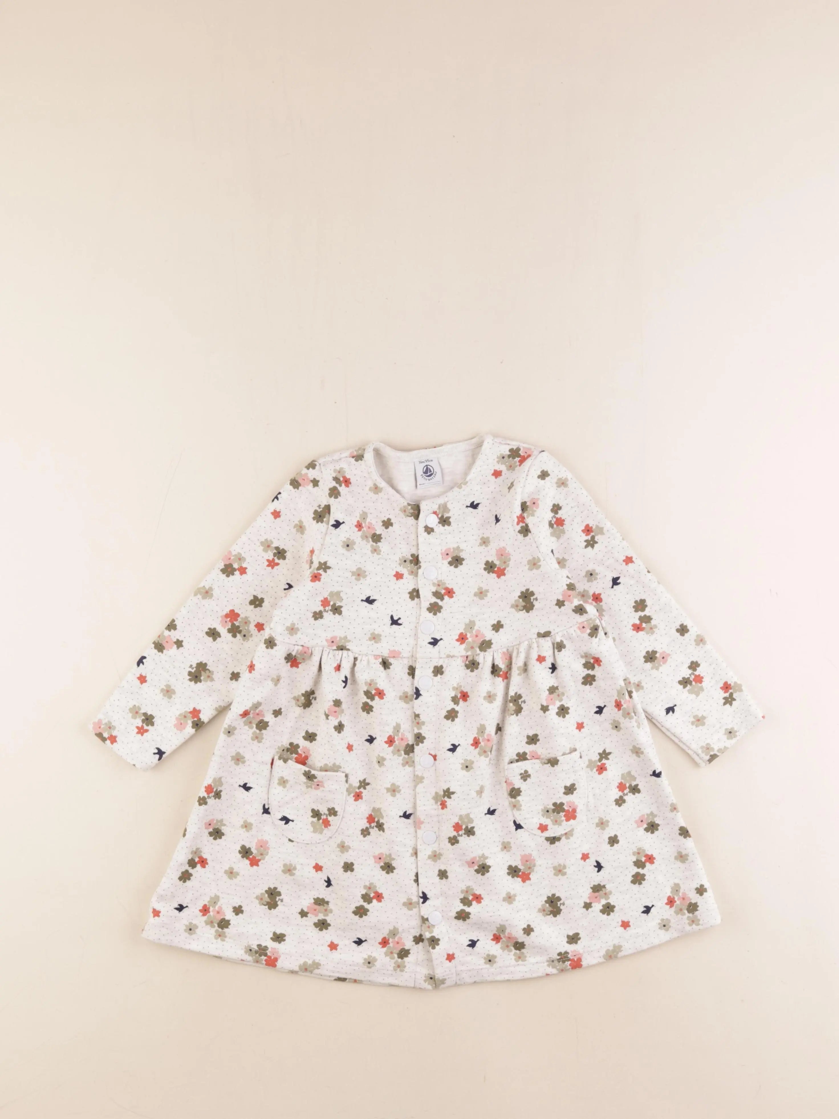 Petit Bateau - robe multicolore - 36 mois
