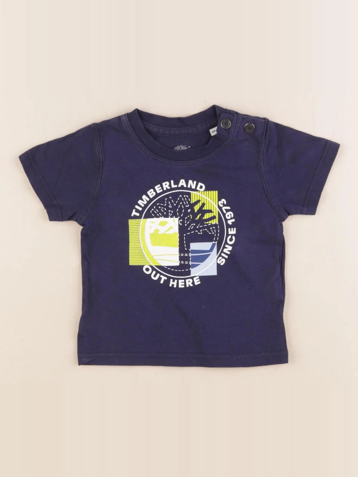 Timberland - tee-shirt bleu - 6 mois