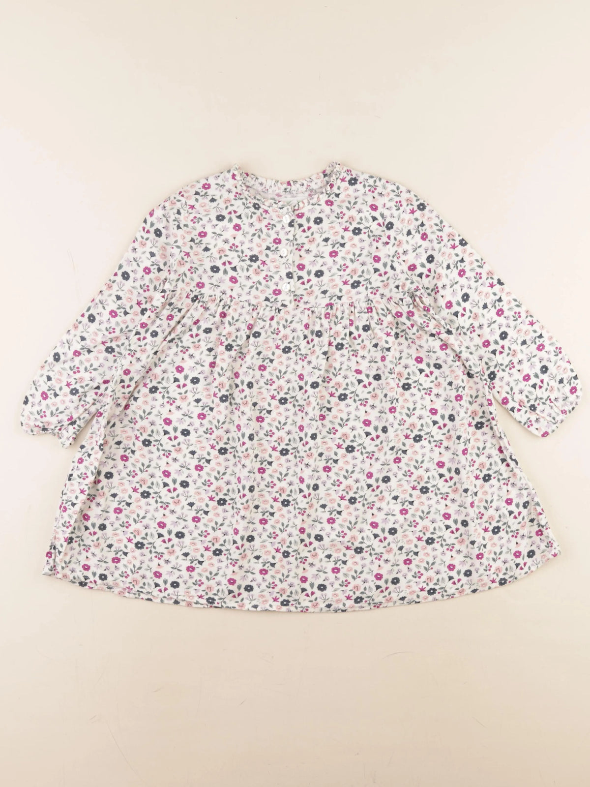 Vertbaudet - robe blanc - 4 ans