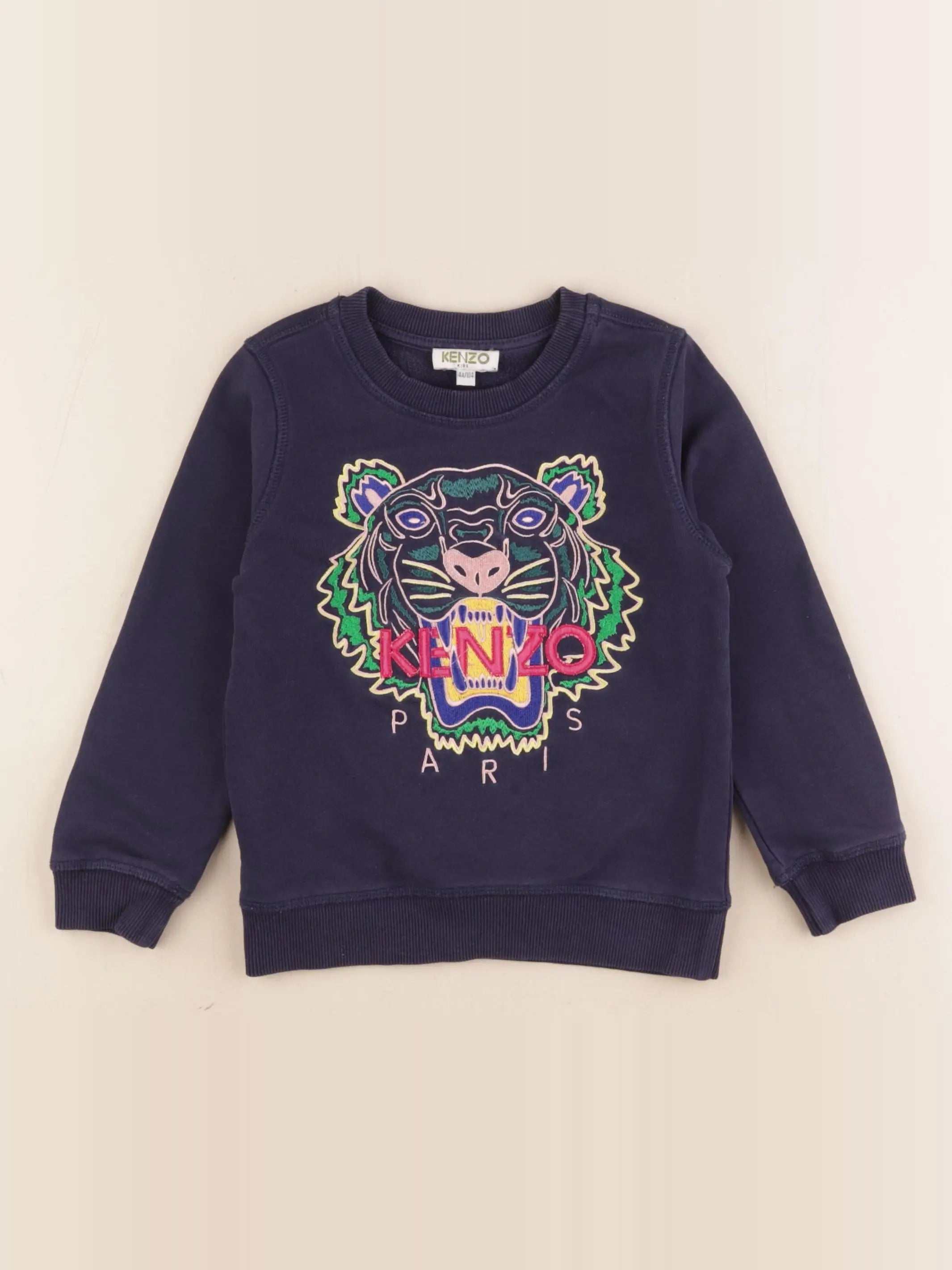 Kenzo - sweat bleu - 4 ans