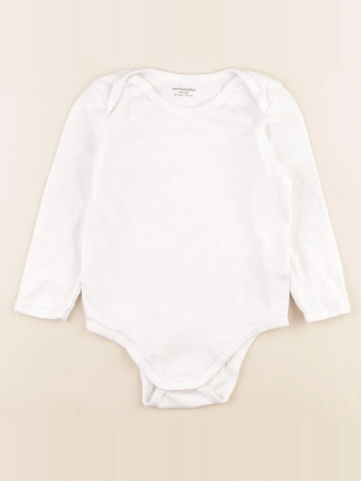 Vertbaudet - body blanc - 36 mois